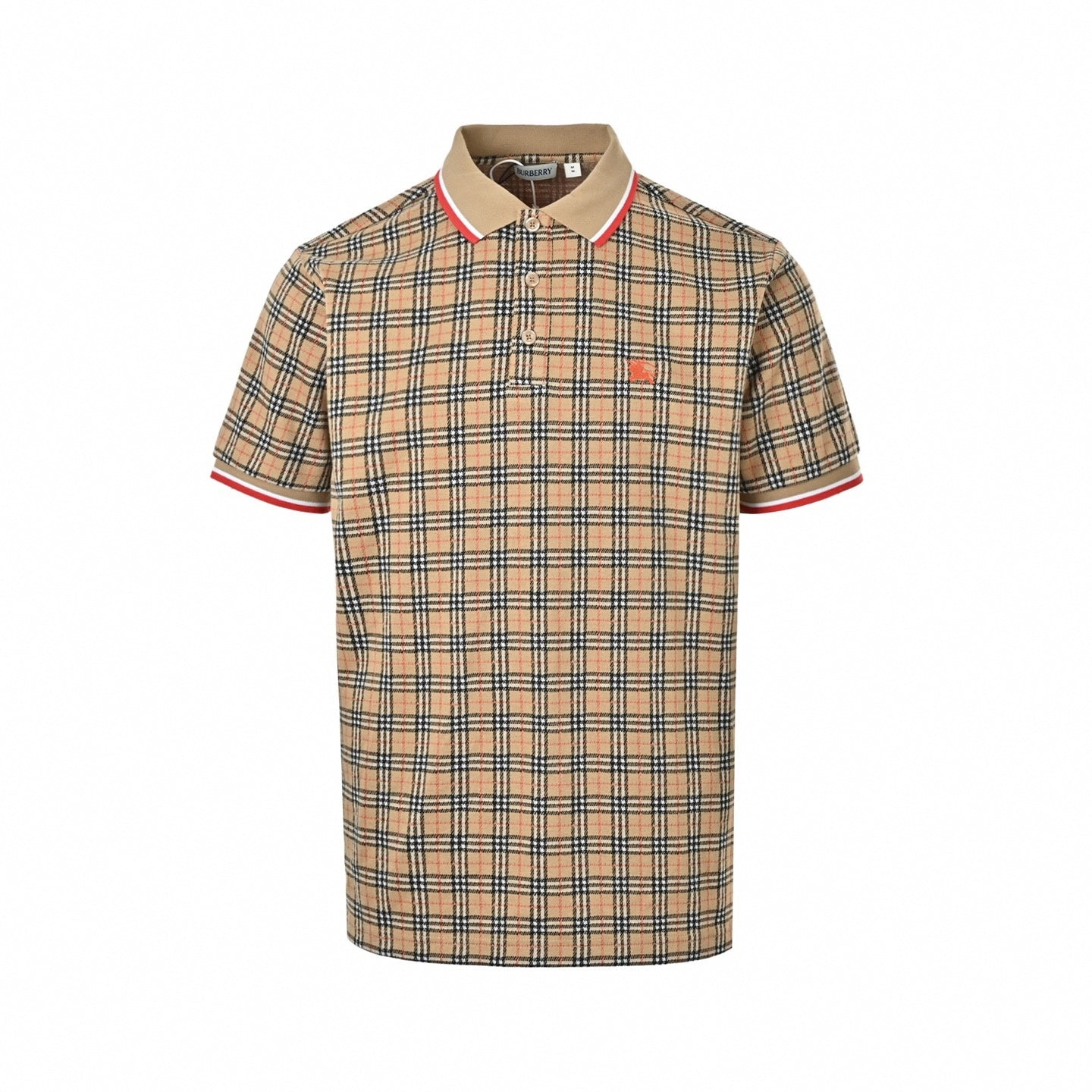 Check Knit Polo and Shorts Set