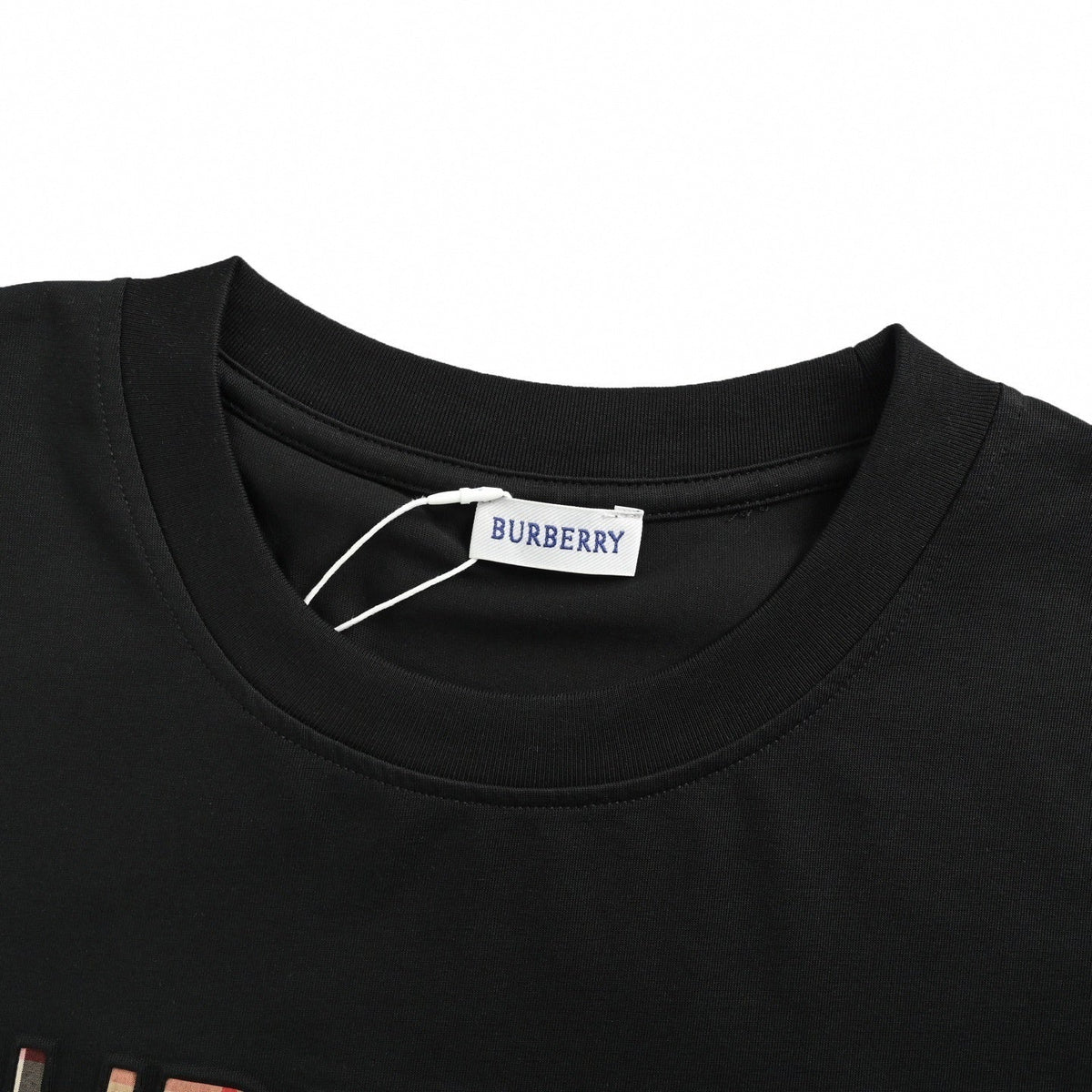 House Check Logo Tee | Black
