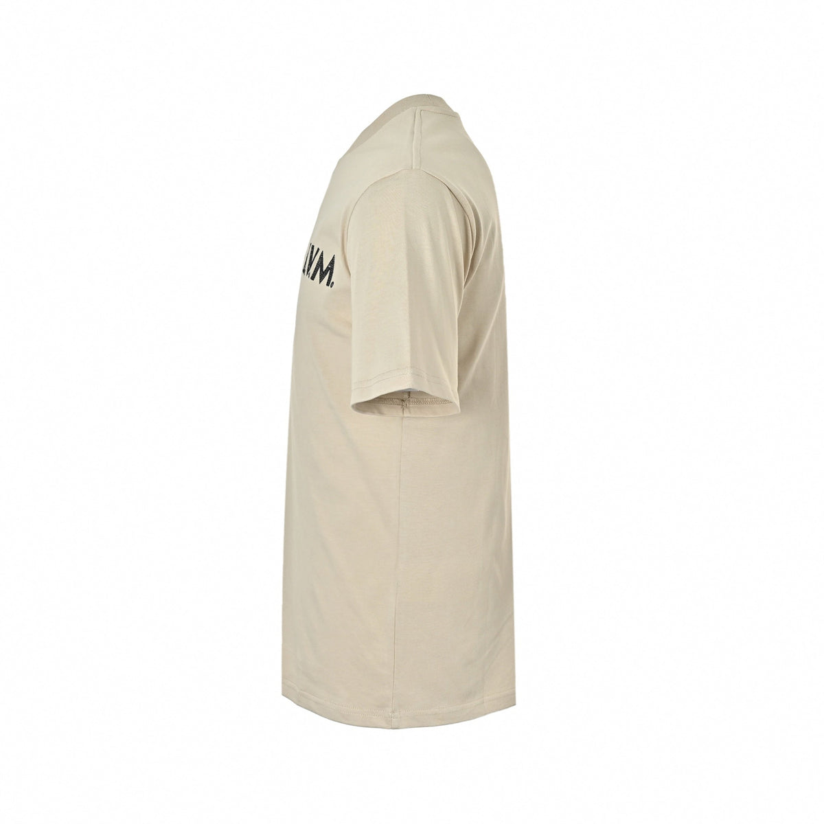 L.V.M. & Embroidered Logo T-Shirt | Beige