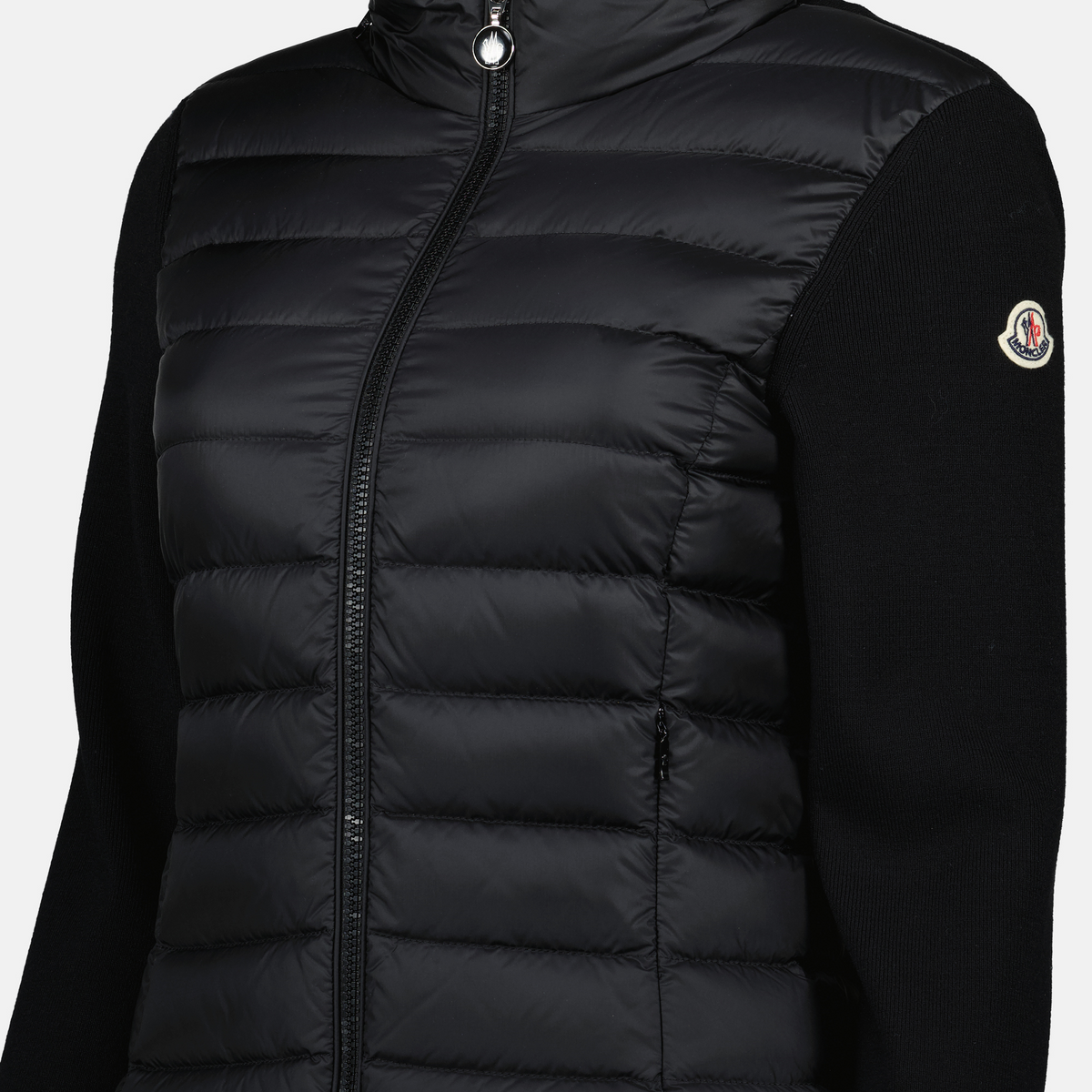 Two-tone quilted jacket