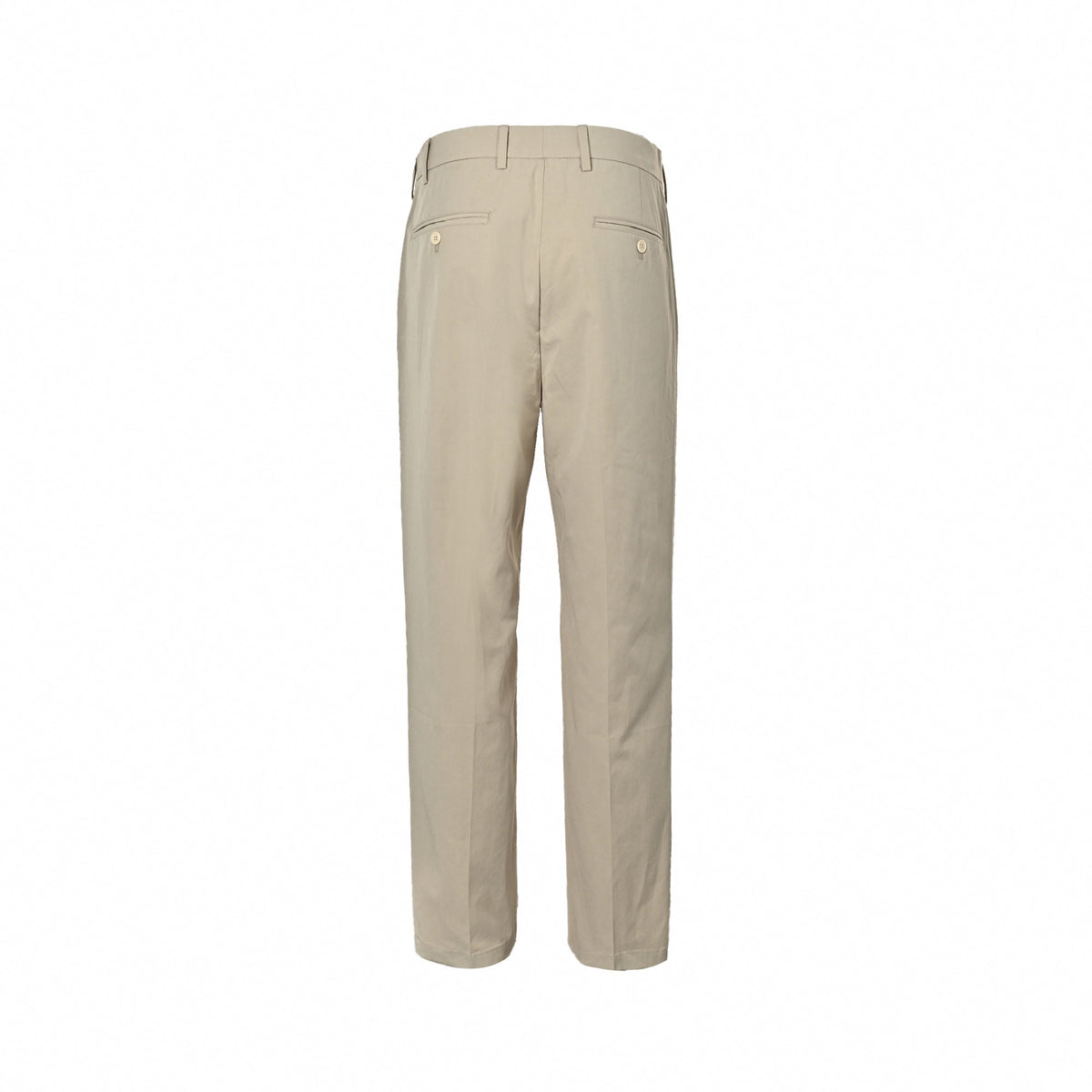 Gabardine Trousers with Triangle Logo | Beige