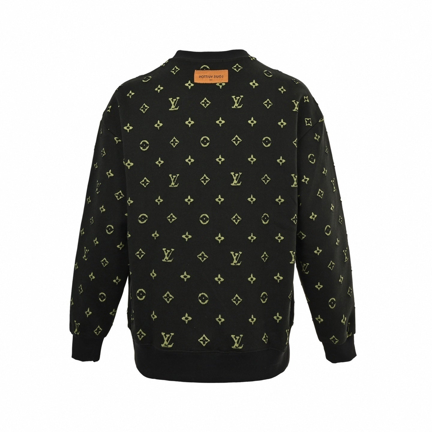 Textured Monogram Crewneck Sweatshirt