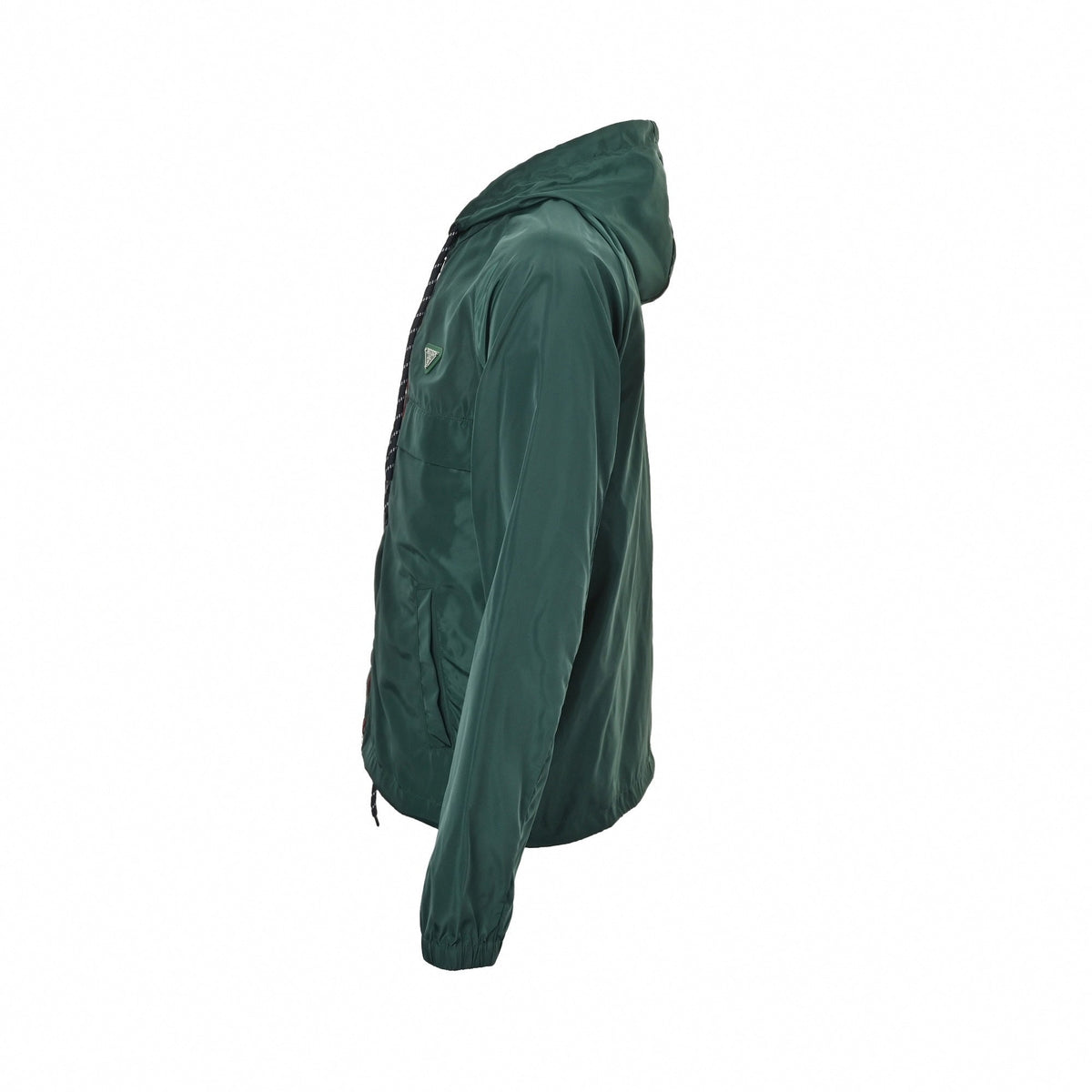 Logo-Patch Hooded Windbreaker | Green
