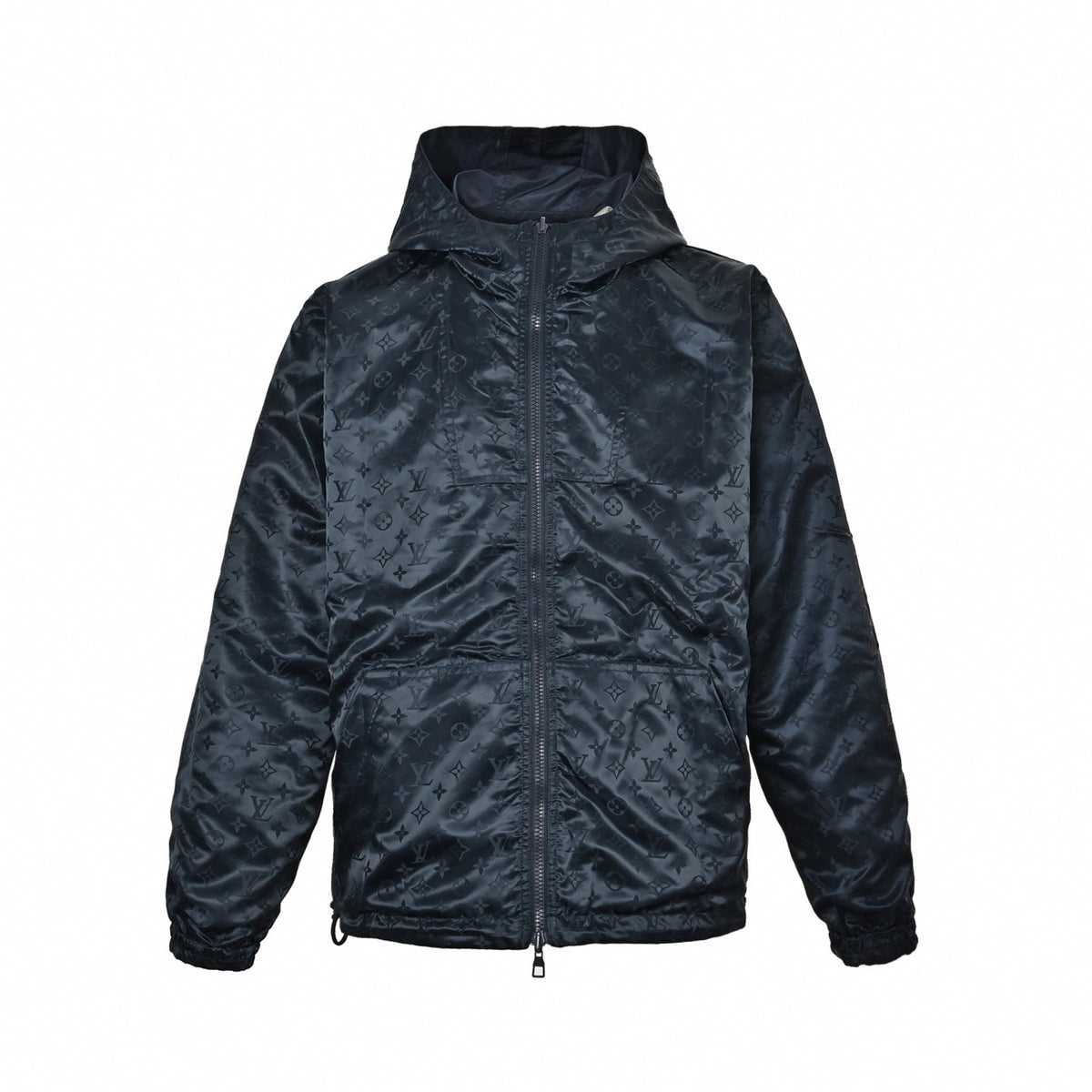 Reversible Monogram Staples Edition Windbreaker - Navy
