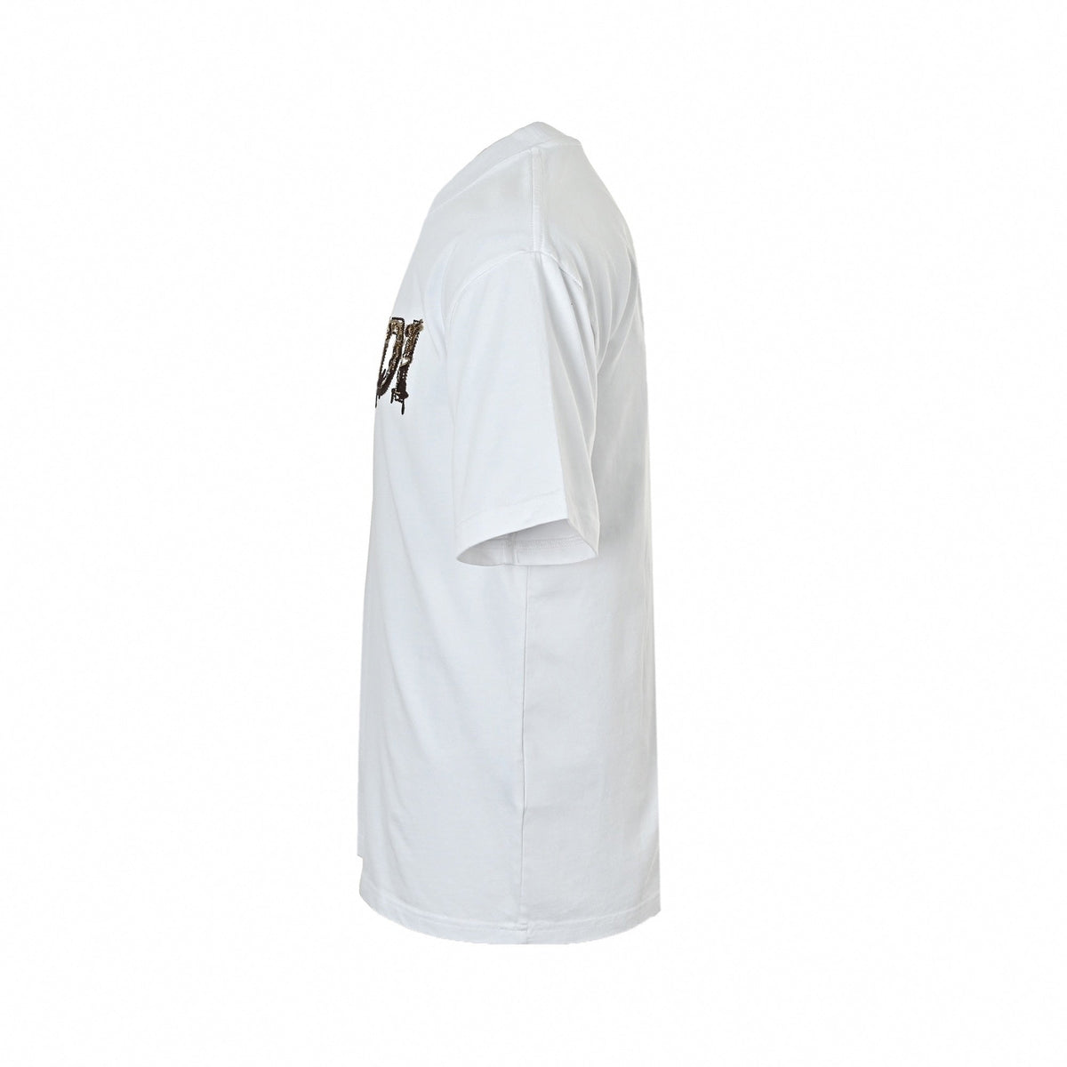Embroidered Dripping Logo T-Shirt - White