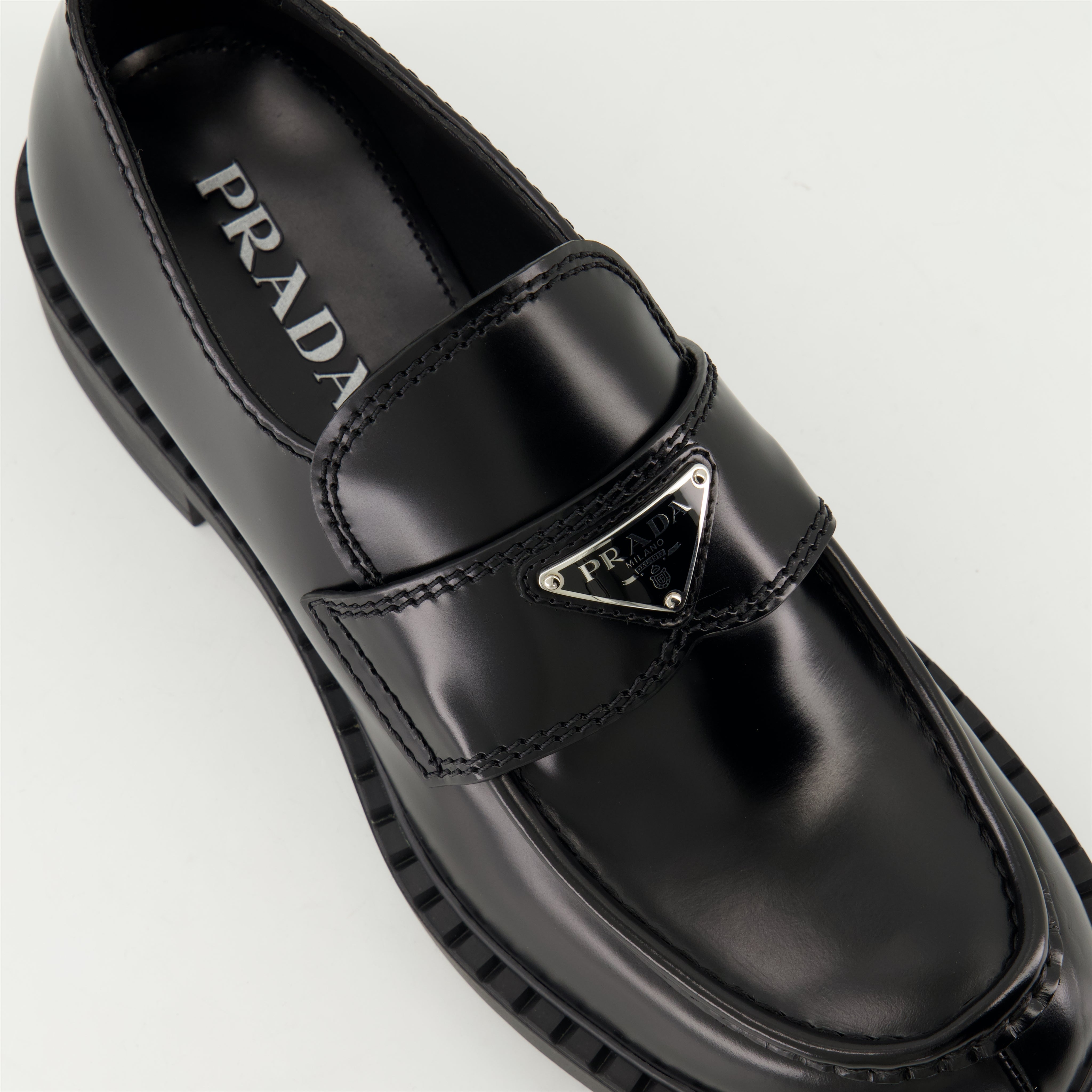 Chocolate Leather Loafers