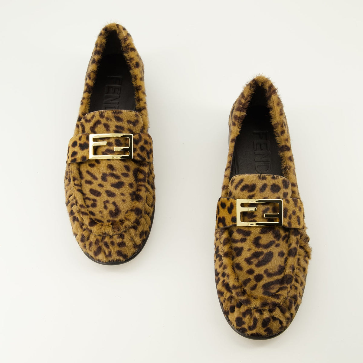 Leopard Print Baguette Loafers