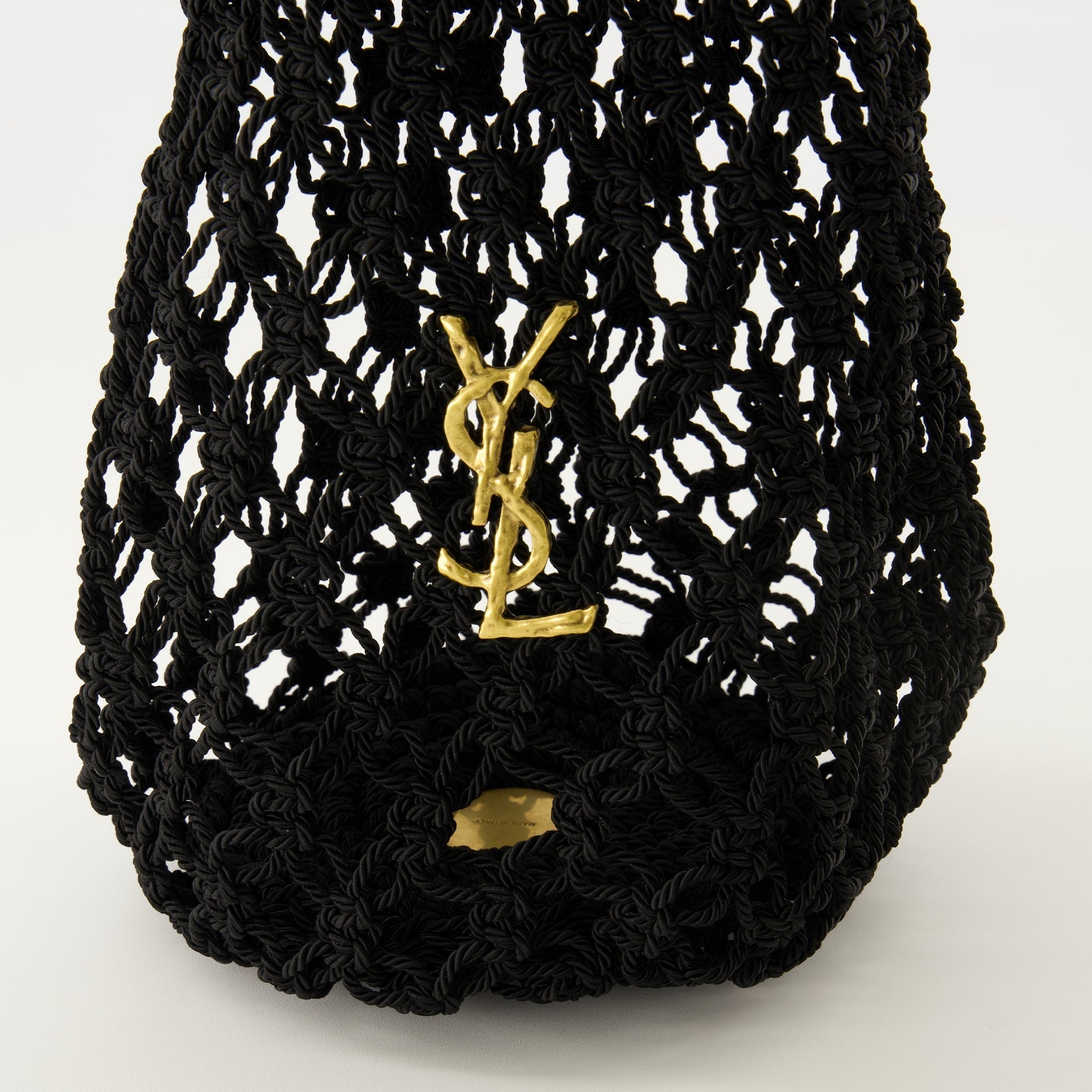 Black Crochet Bag