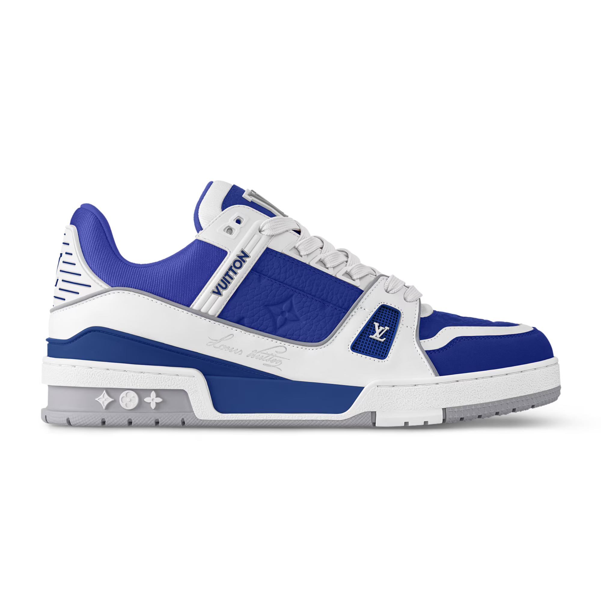 LV Trainer Sneaker | Navy & Cream