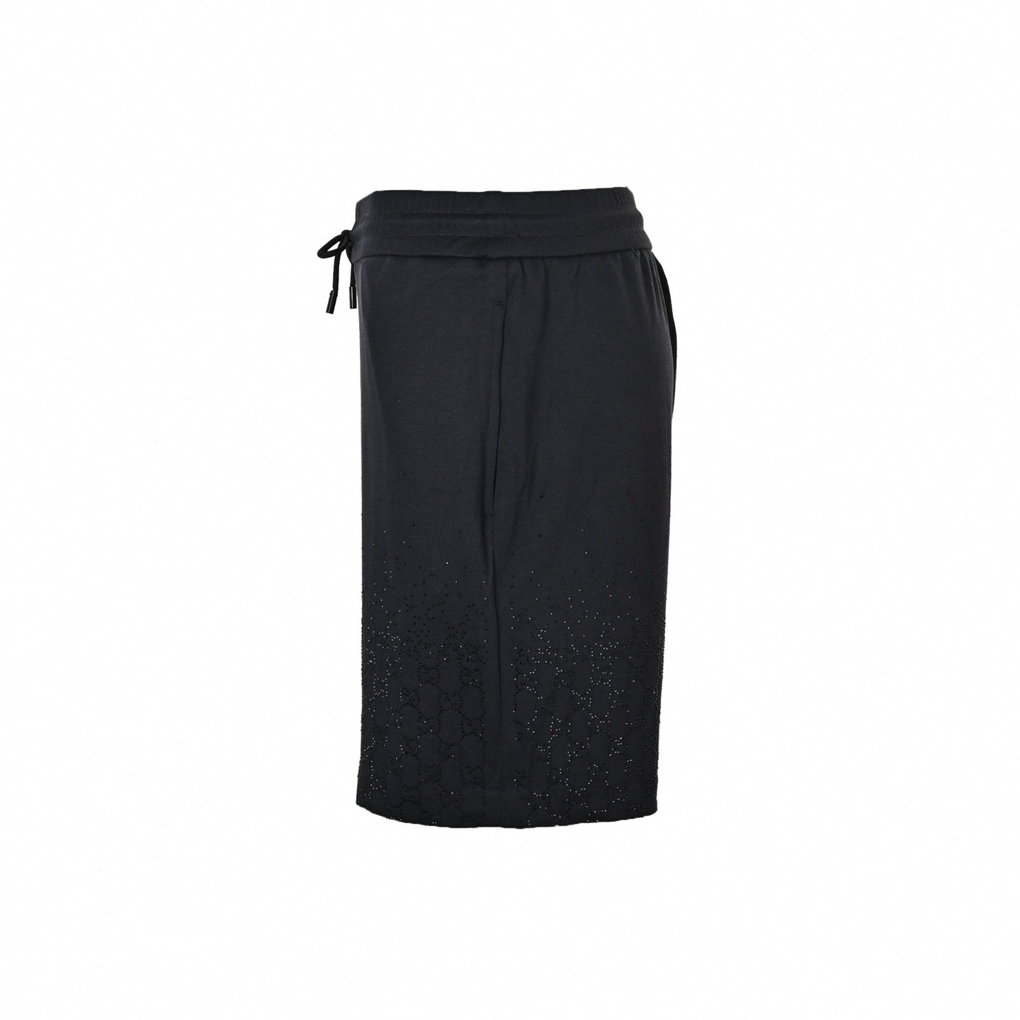 Embellished GG Monogram Shorts | Black