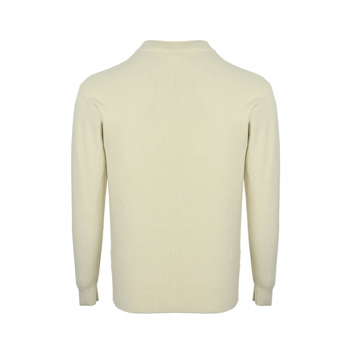 LV Appliqué Ribbed Knit Sweater | Cream