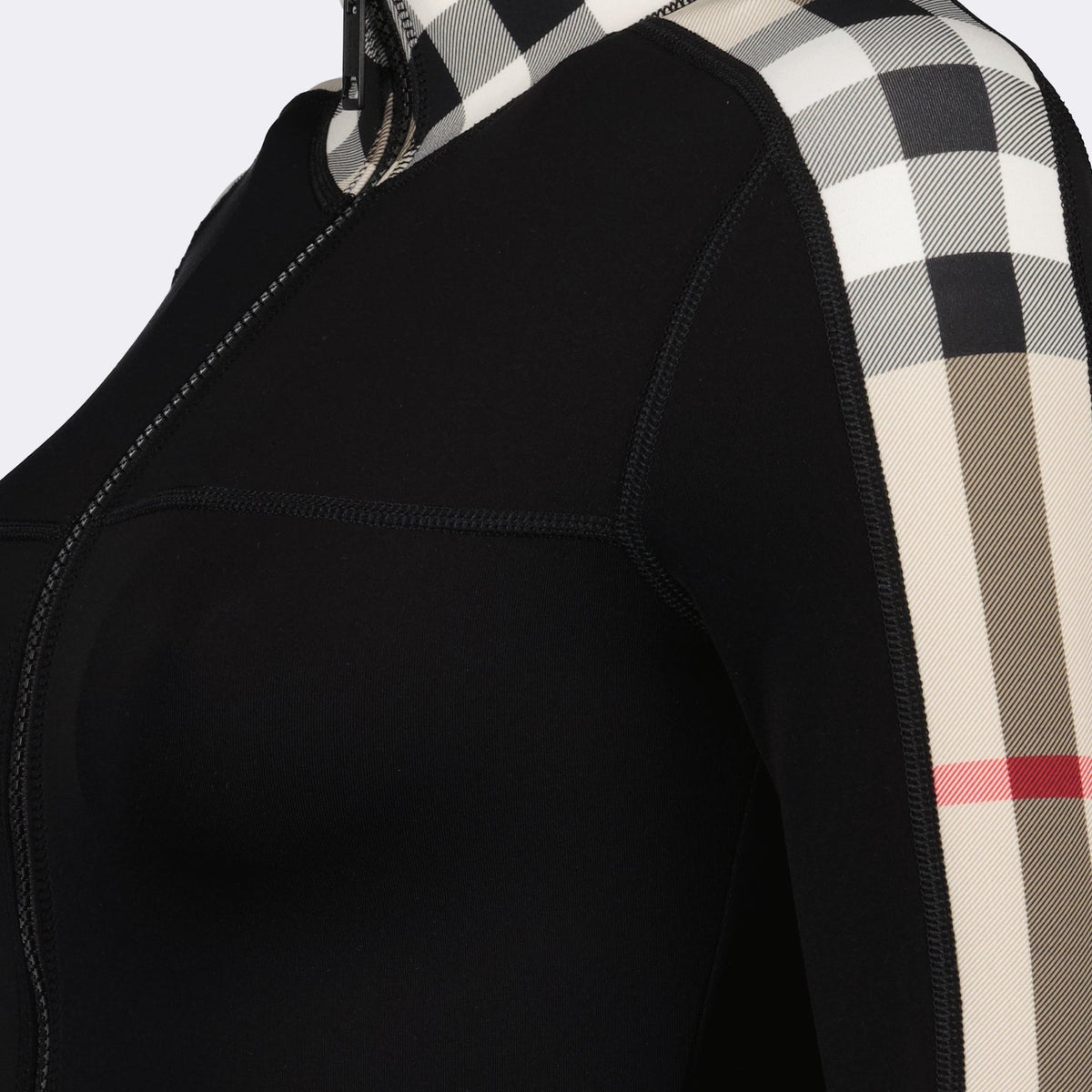 Zip-Up Cropped Top