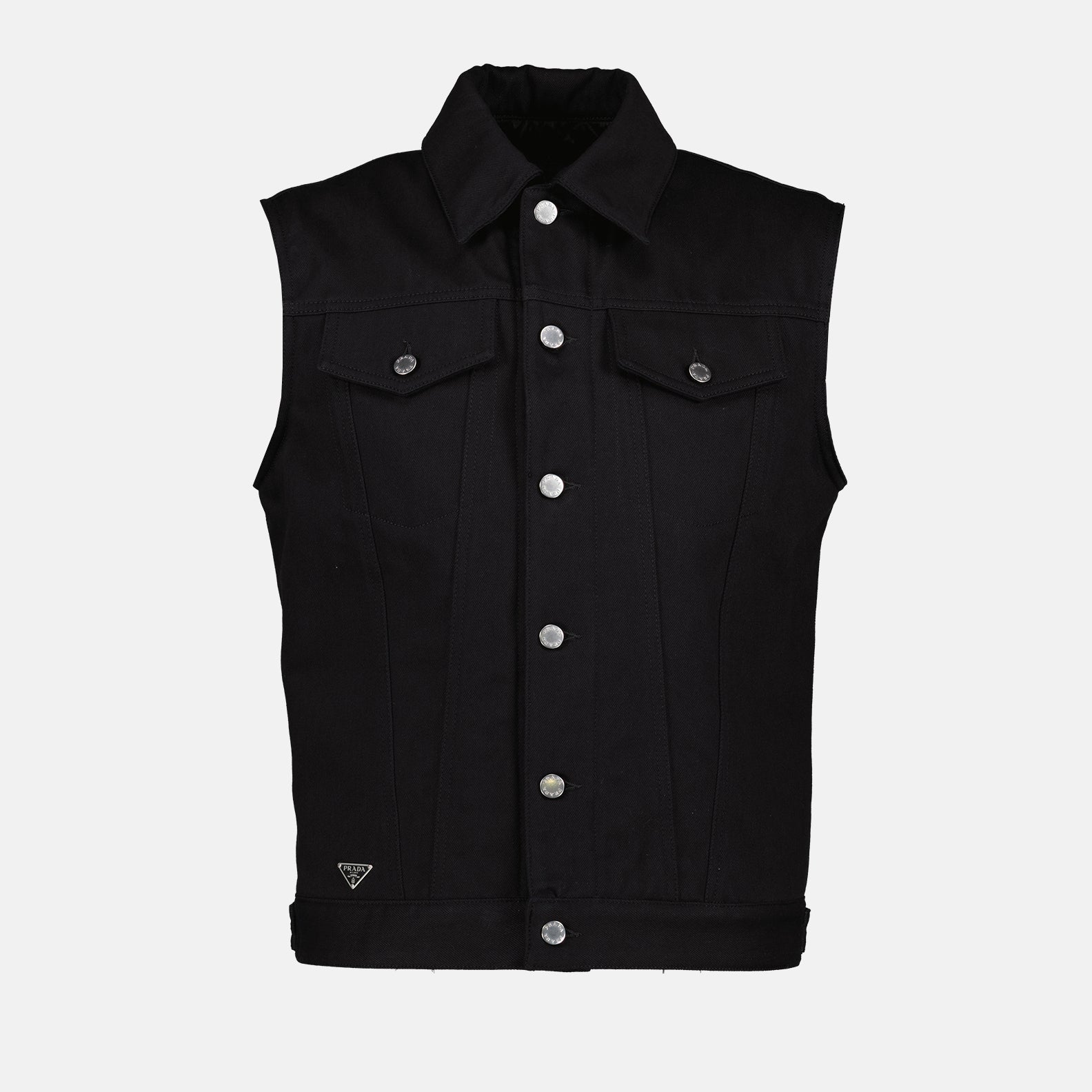 Sleeveless Denim Jacket