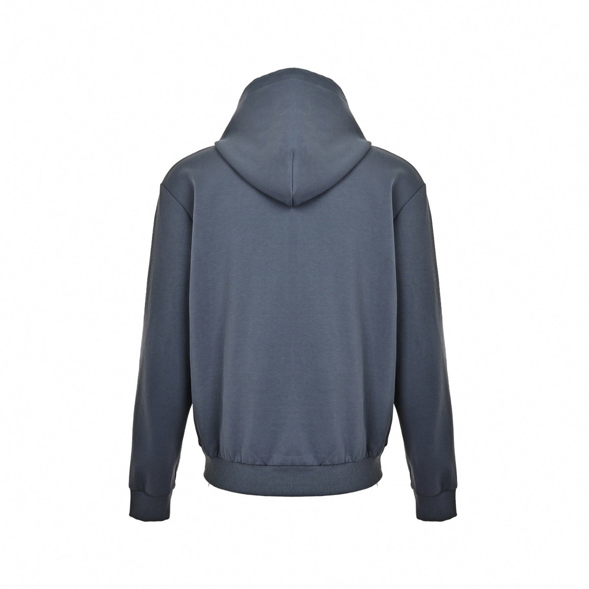 Marque Déposée Zip-Up Hoodie - Slate Blue