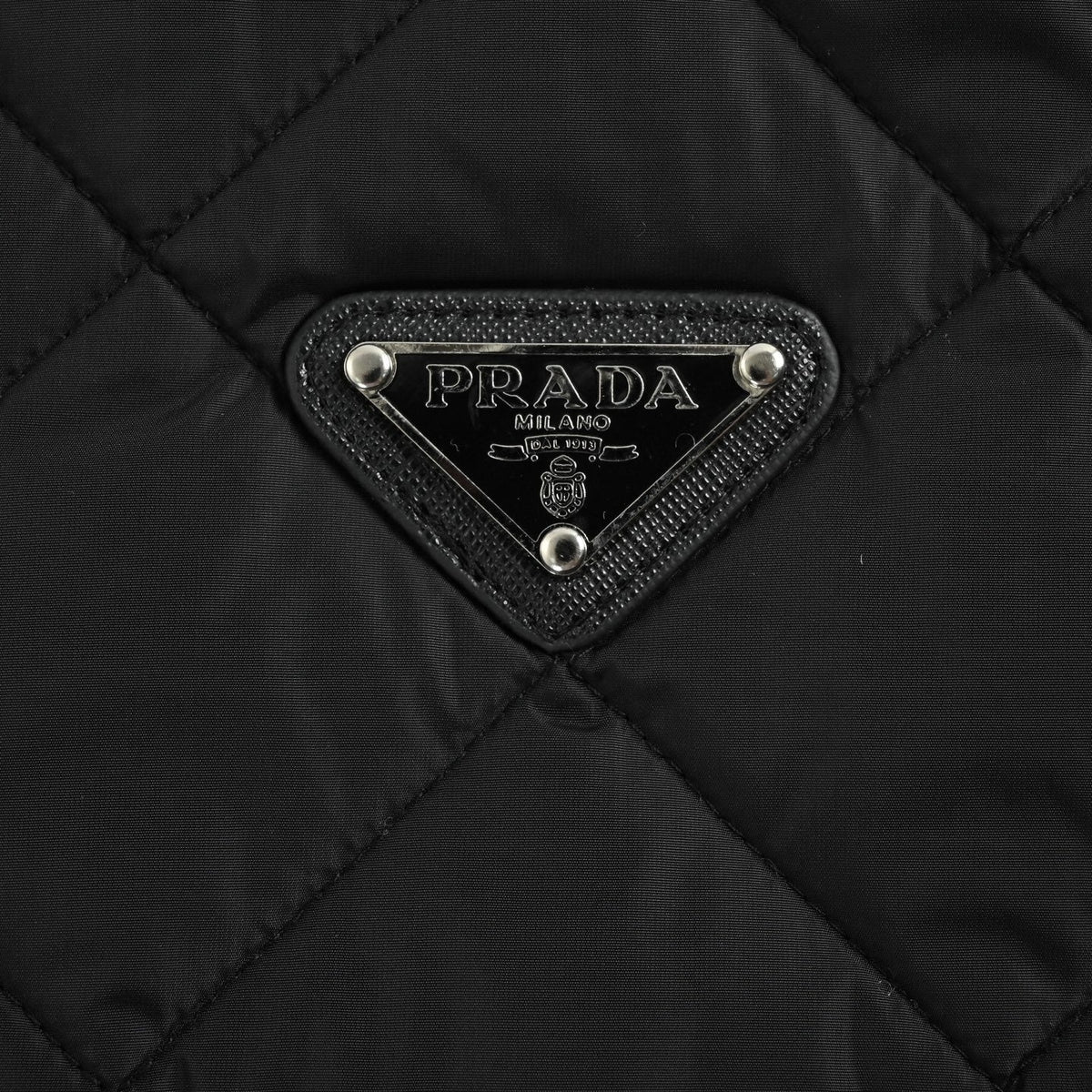 Re-Nylon Quilted Jacket | Black