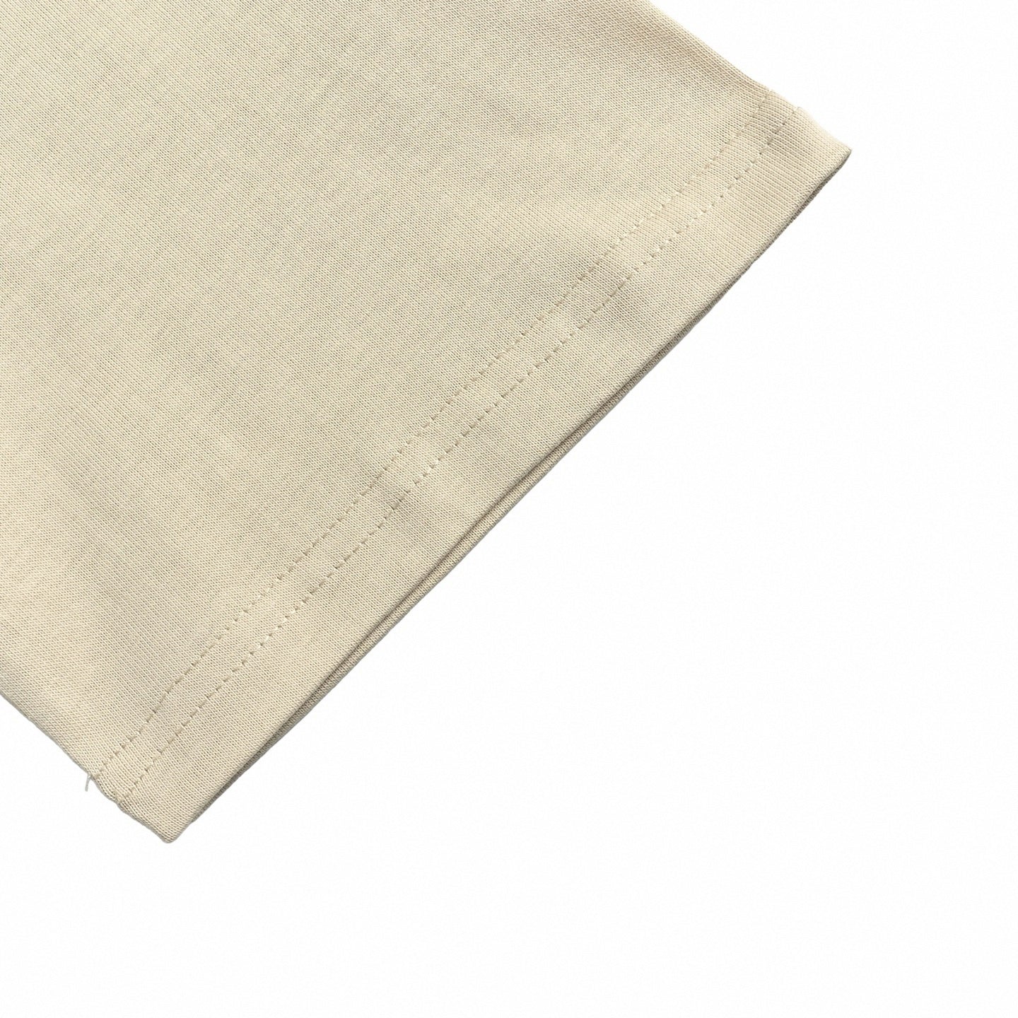 L.V.M. & Embroidered Logo T-Shirt | Beige