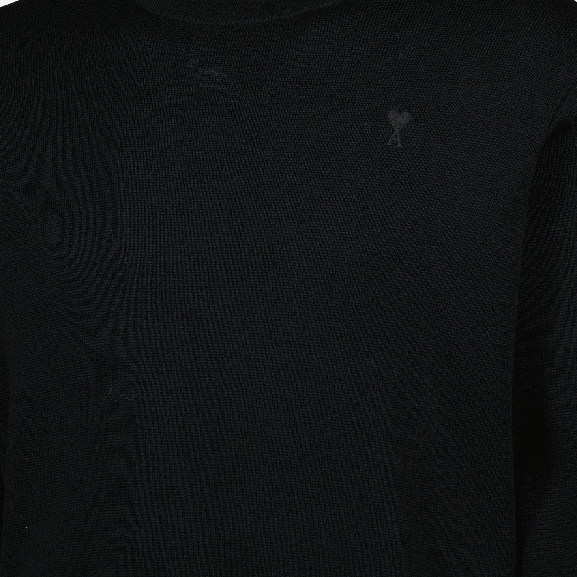 AMI Black Heart Sweater