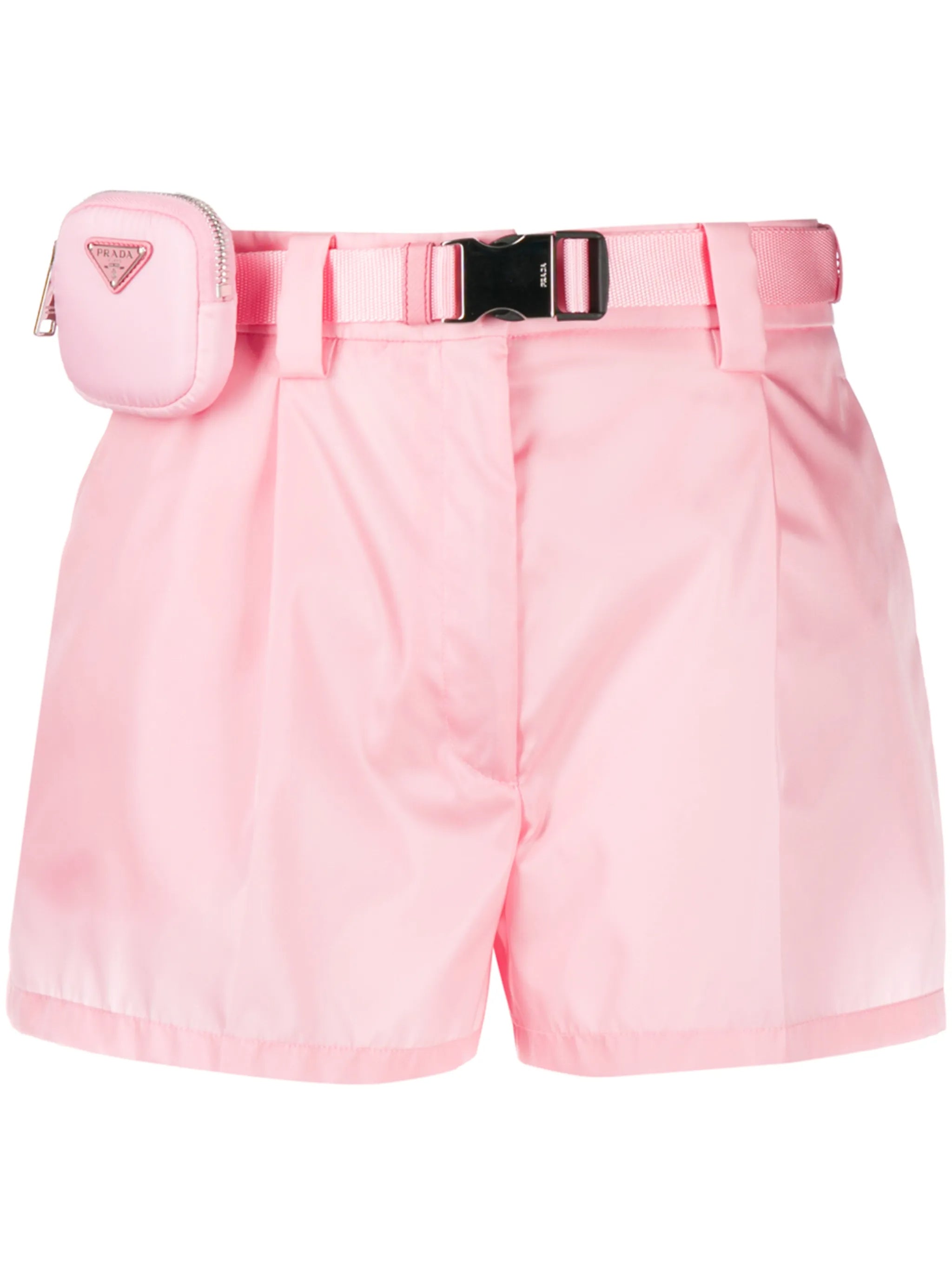 Re-Nylon Belted Shorts