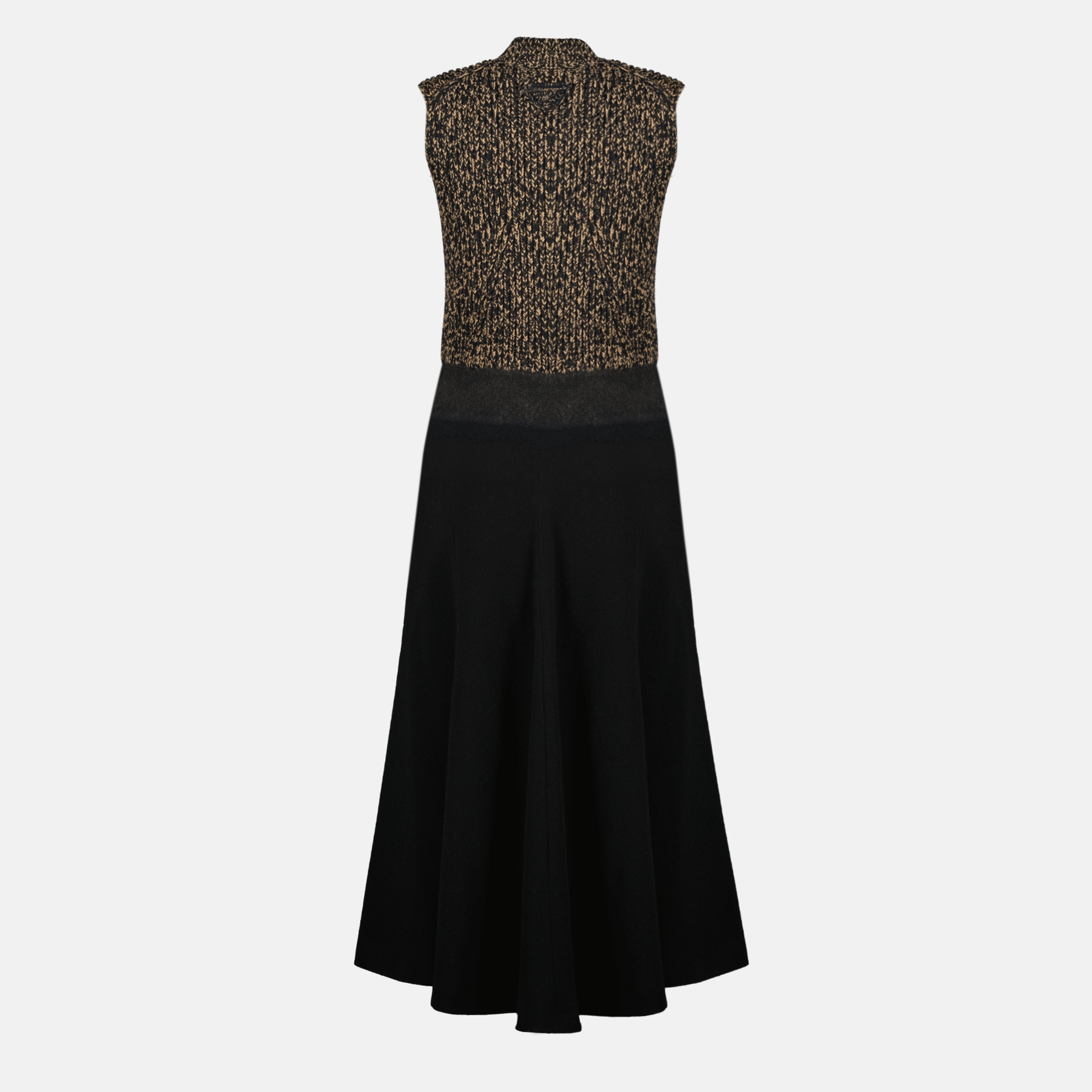 Long Black Wool Dress