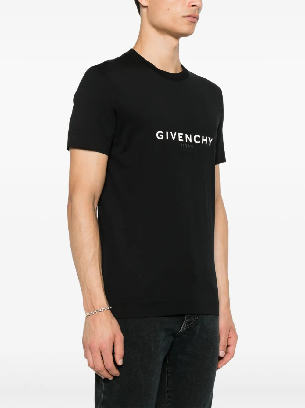 Reverse Logo T-Shirt | Black