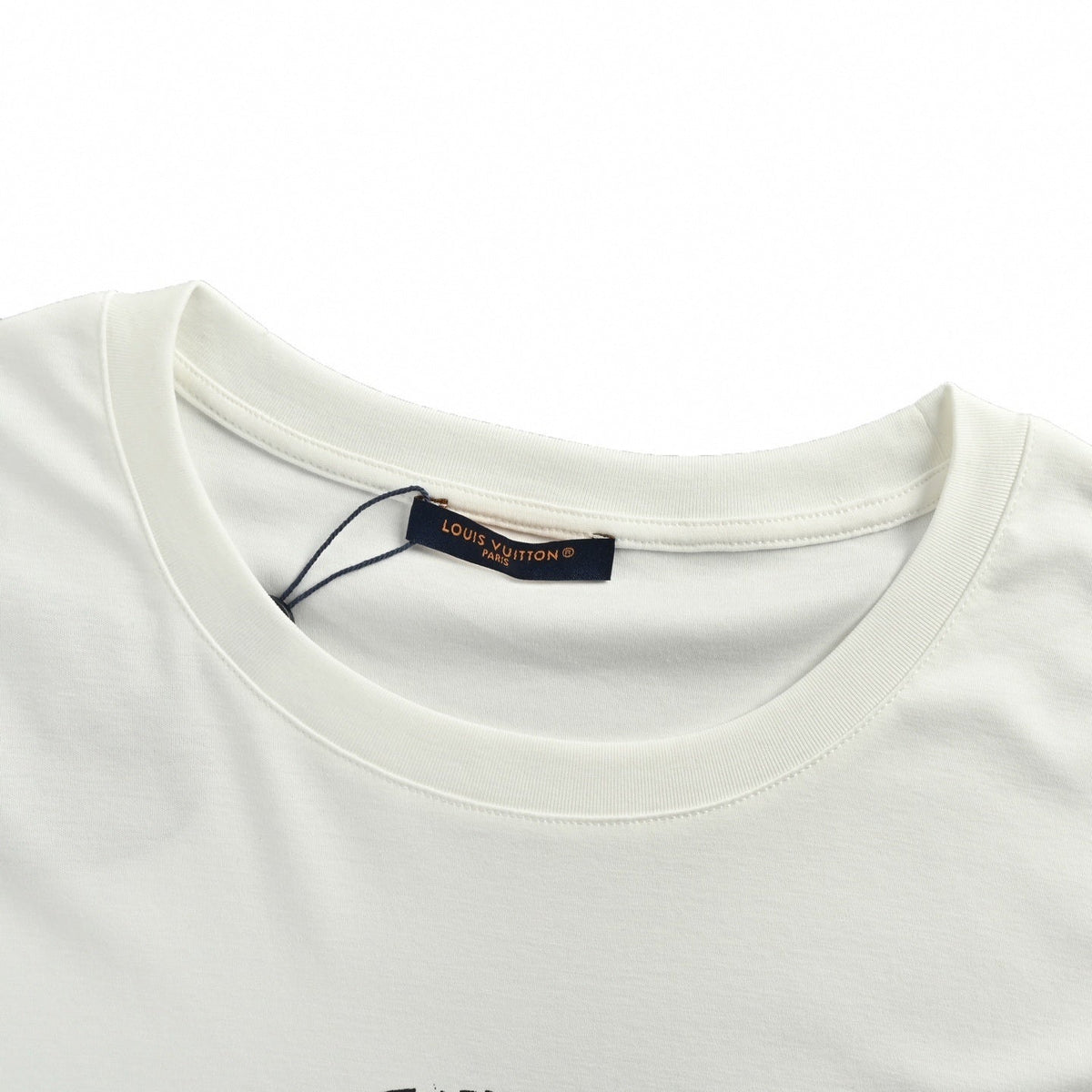 Voyage Stamp Cotton T-Shirt | White