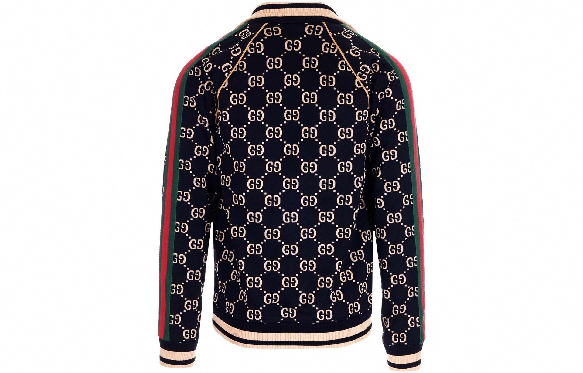 Monogram Jersey Zip-Up Jacket