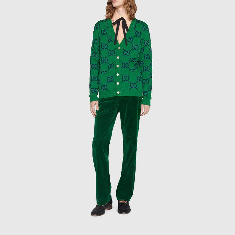 GG Jacquard Knit Cardigan