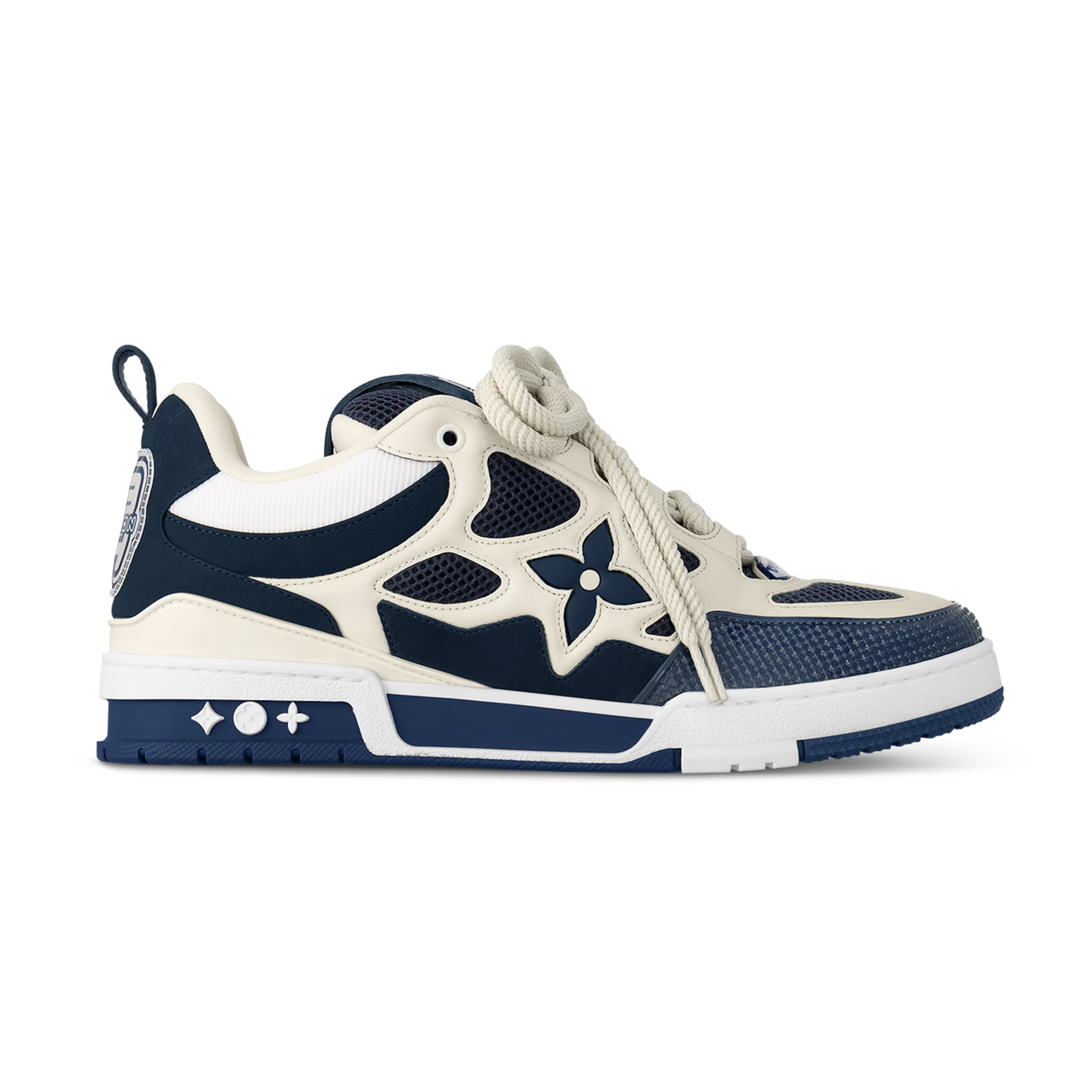 LV Skate Sneaker | Navy & Cream