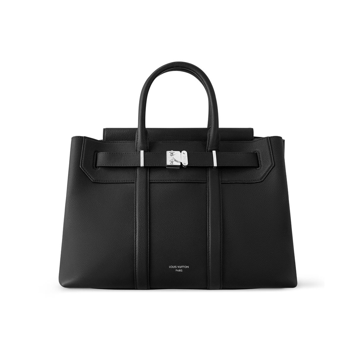 Georges Tote MM | Black & Navy