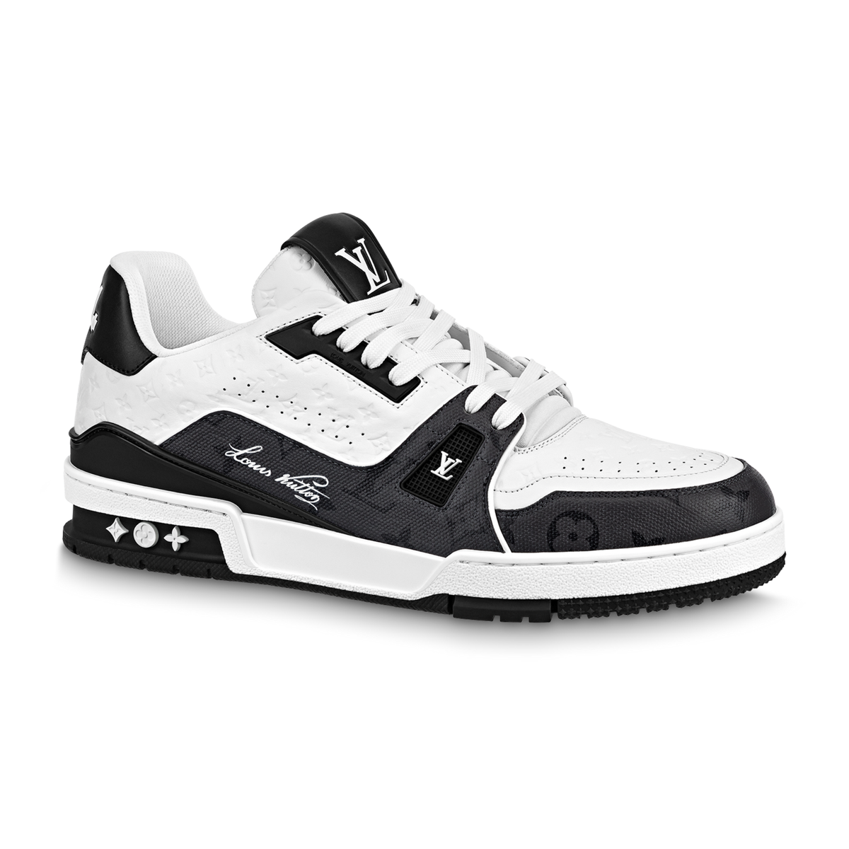 LV Trainer Sneaker | White & Black