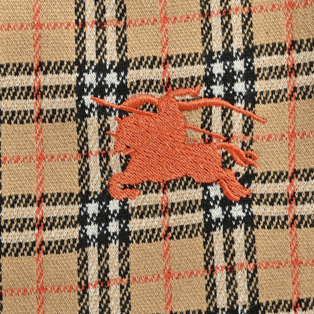 Check Knit Polo and Shorts Set