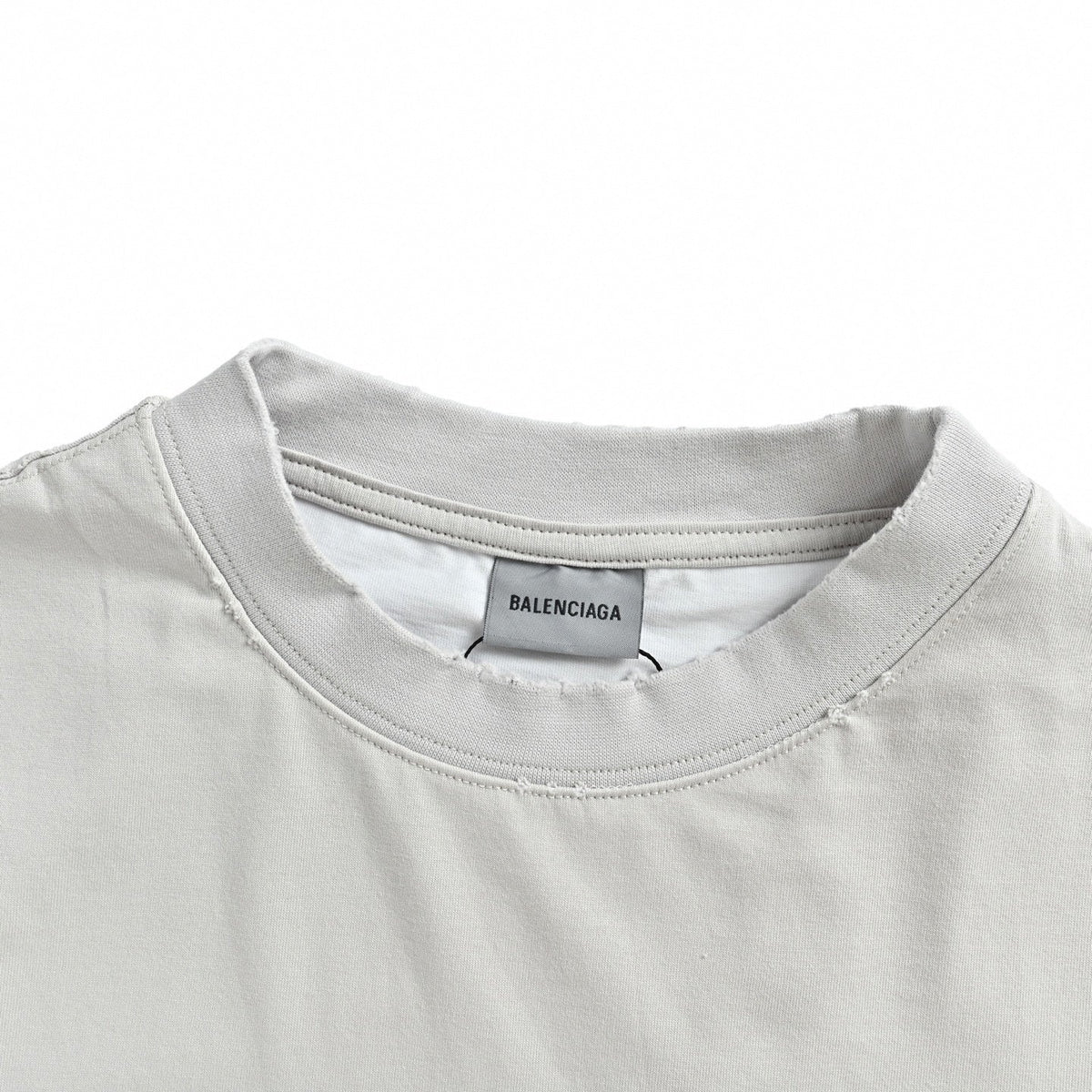 Layered Skater T-Shirt - Grey/White
