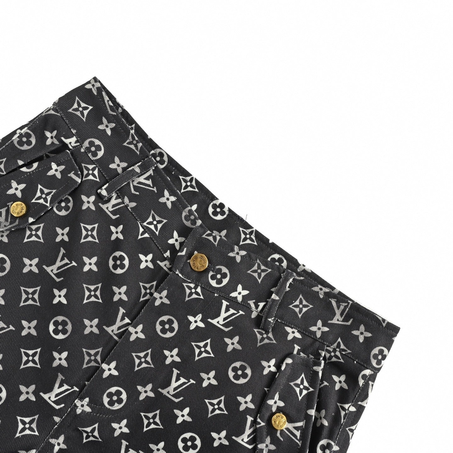 Bleached Monogram Cargo Pants