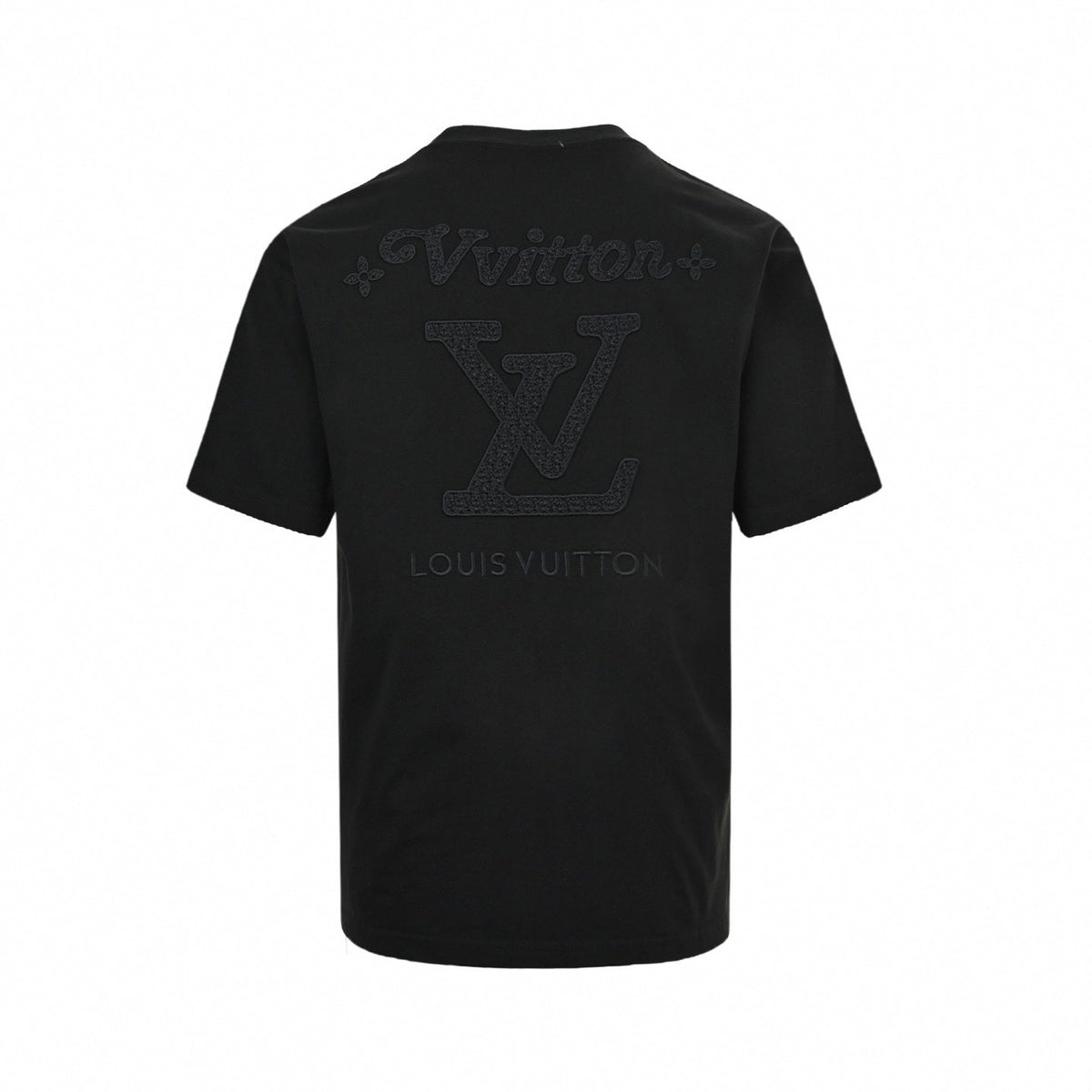 Textured Logo T-Shirt - Black