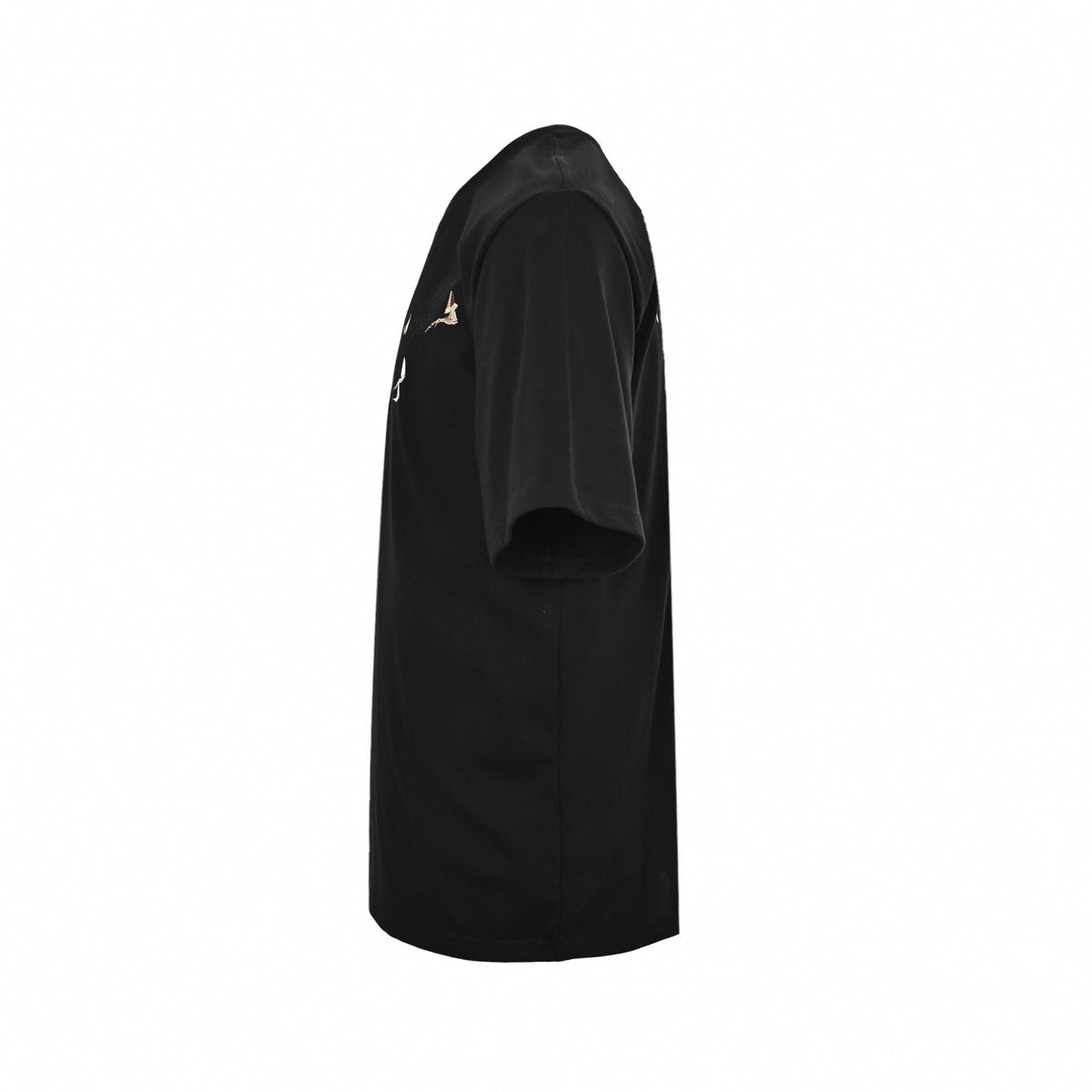 Embroidered Sailboat LV Logo T-Shirt - Black