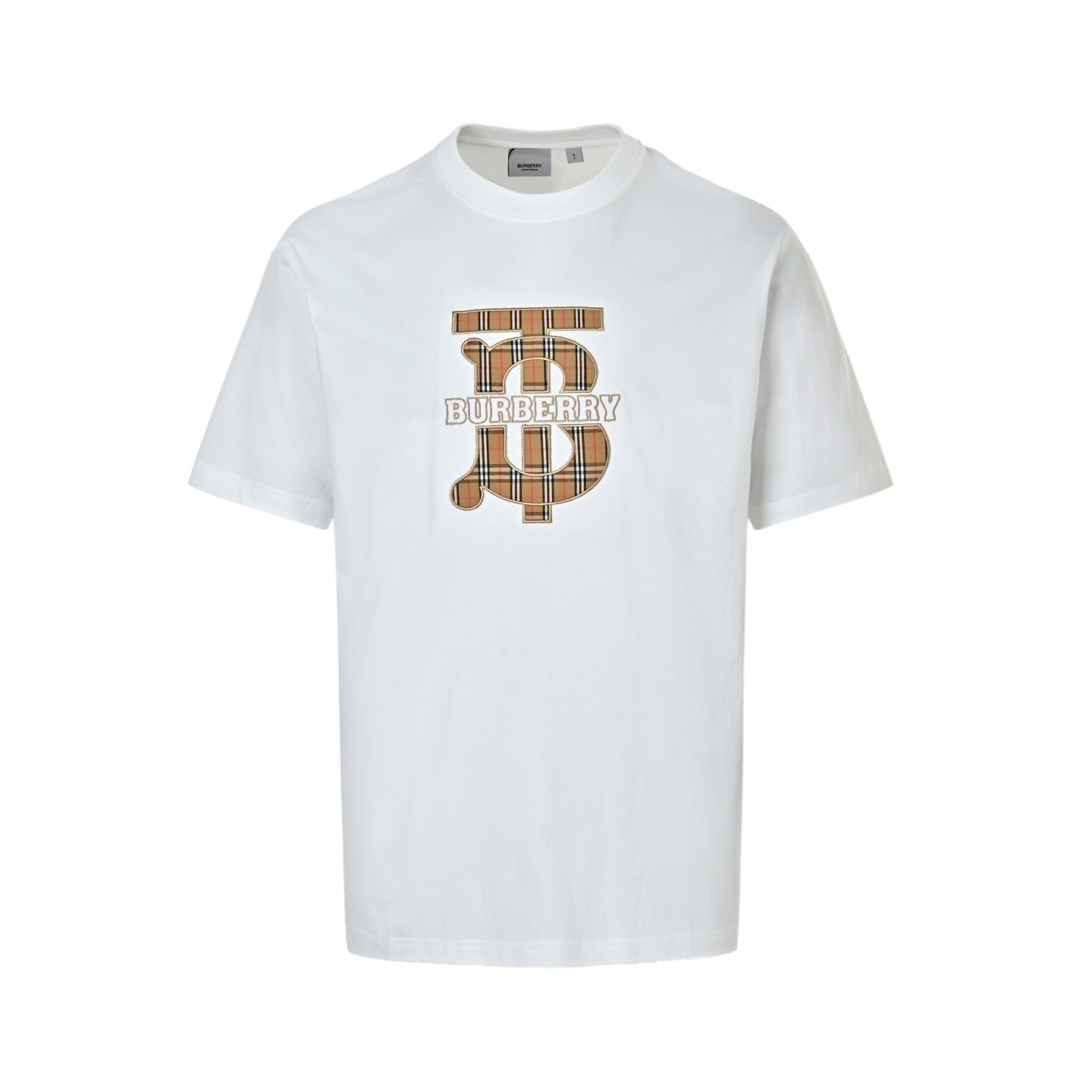 Vintage Check TB Monogram T-Shirt | White