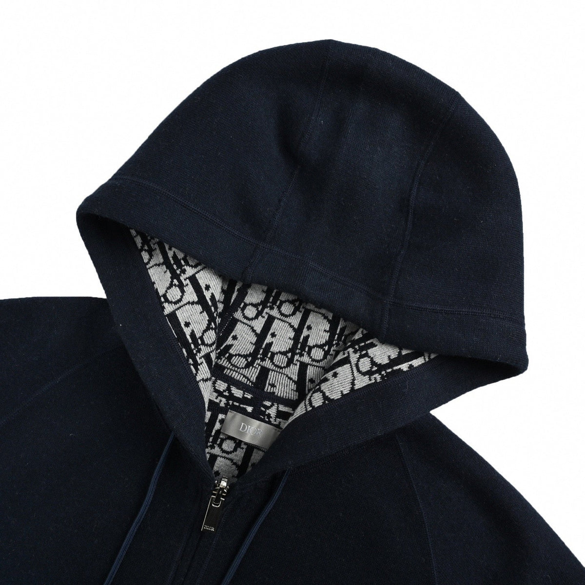 Reversible Two-Way Zip Oblique Hoodie