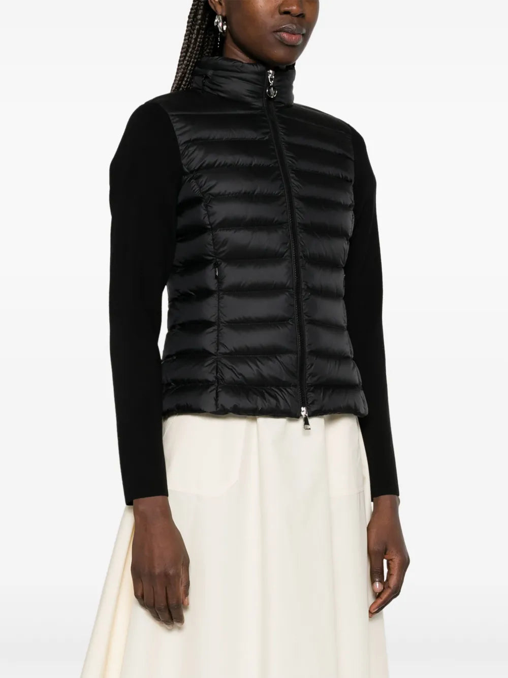 Two-tone quilted jacket