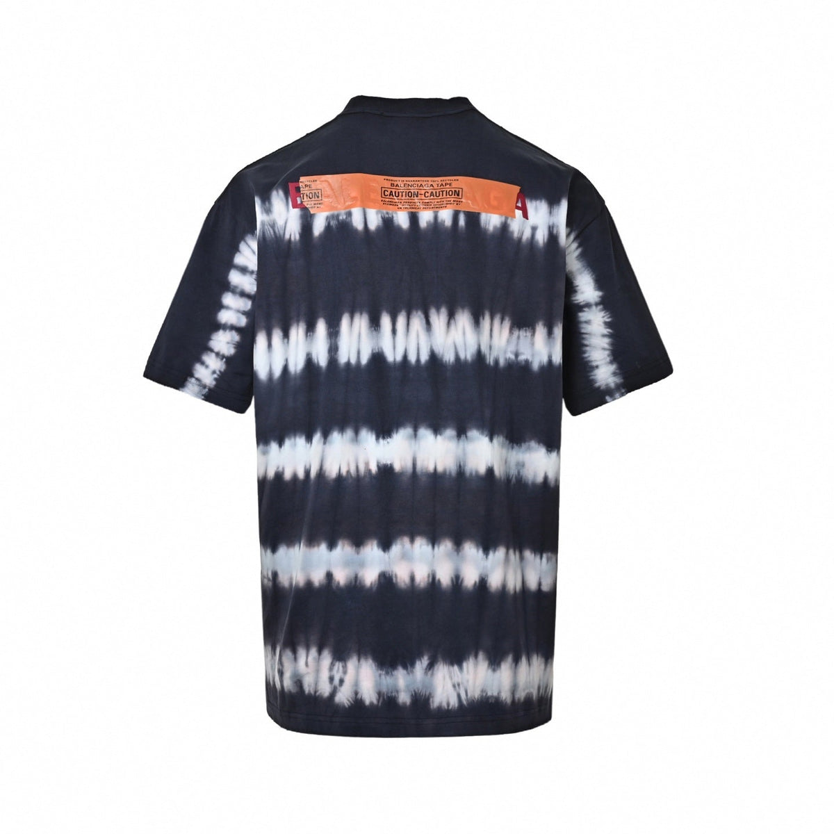Caution Tape Tie-Dye T-Shirt