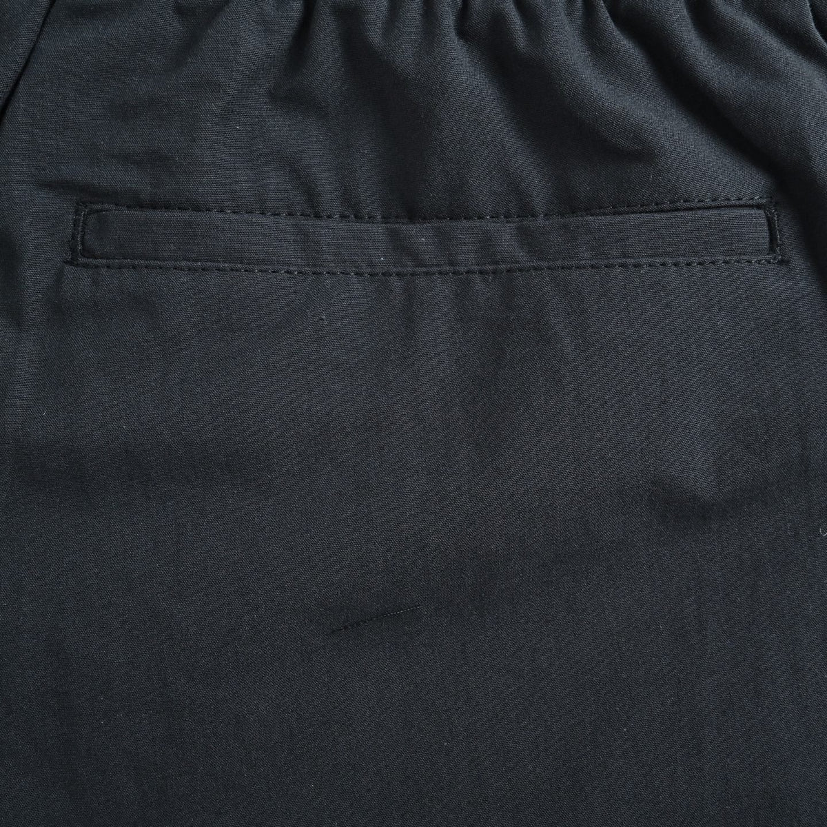 Cotton Twill Elasticated Trousers - Navy Blue