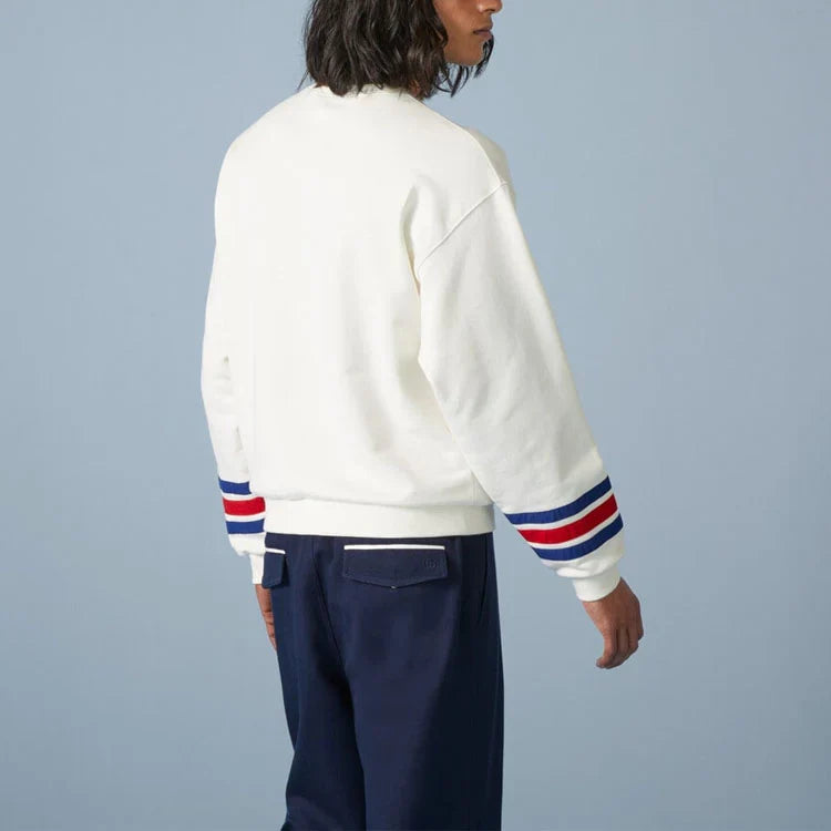 Vintage Star Logo Striped Sweatshirt