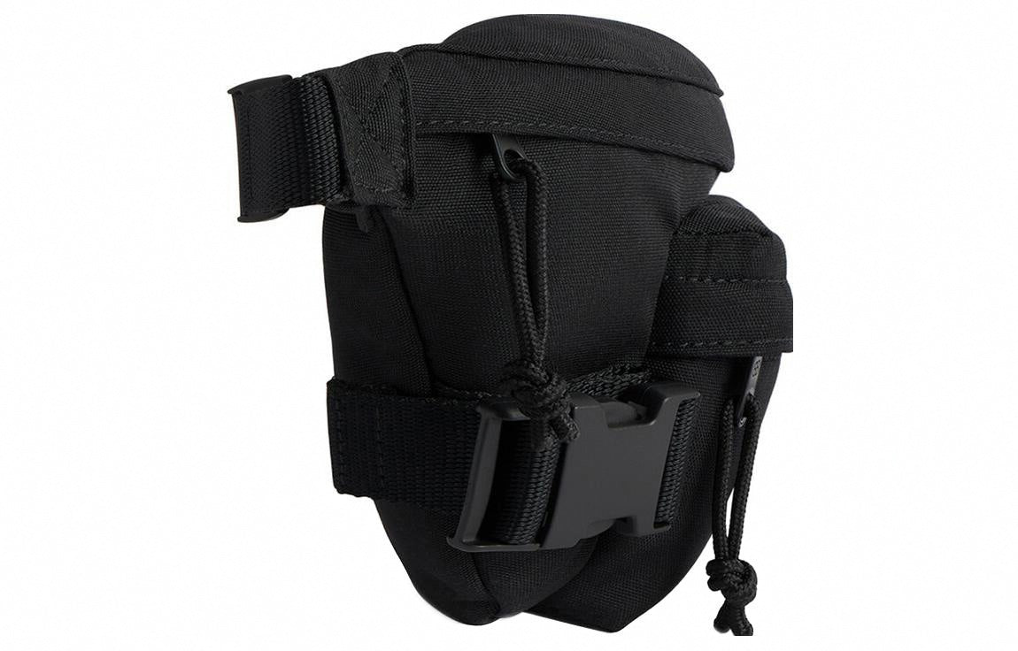 Logo Patch Canvas Belt Bag | Black