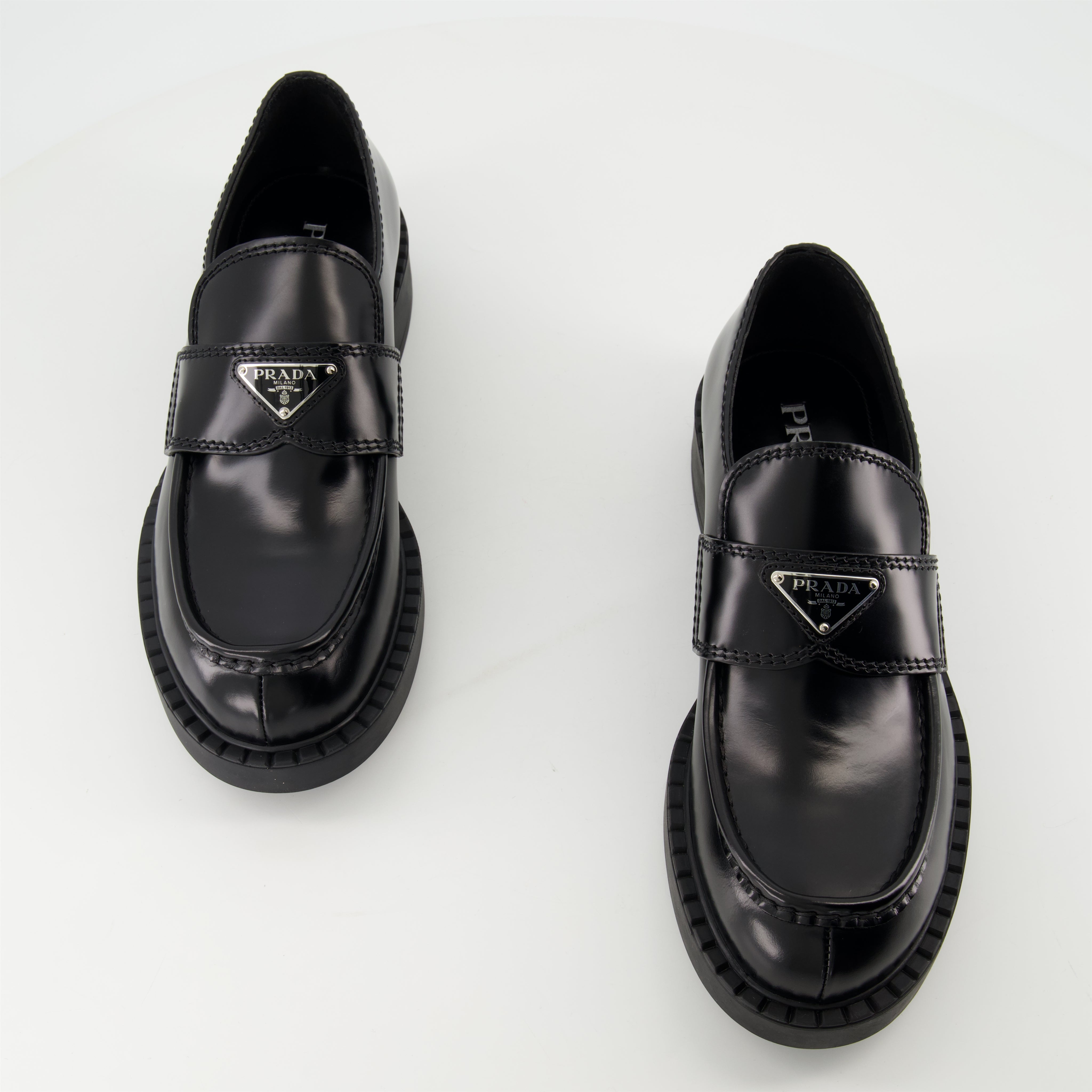 Chocolate Leather Loafers