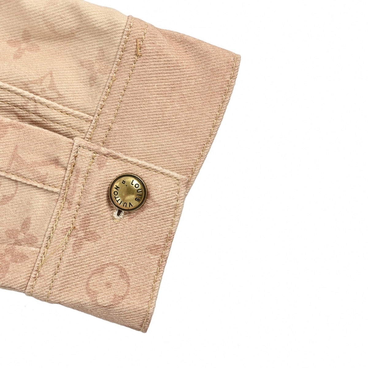 Monogram Denim Shirt | Sand Wash