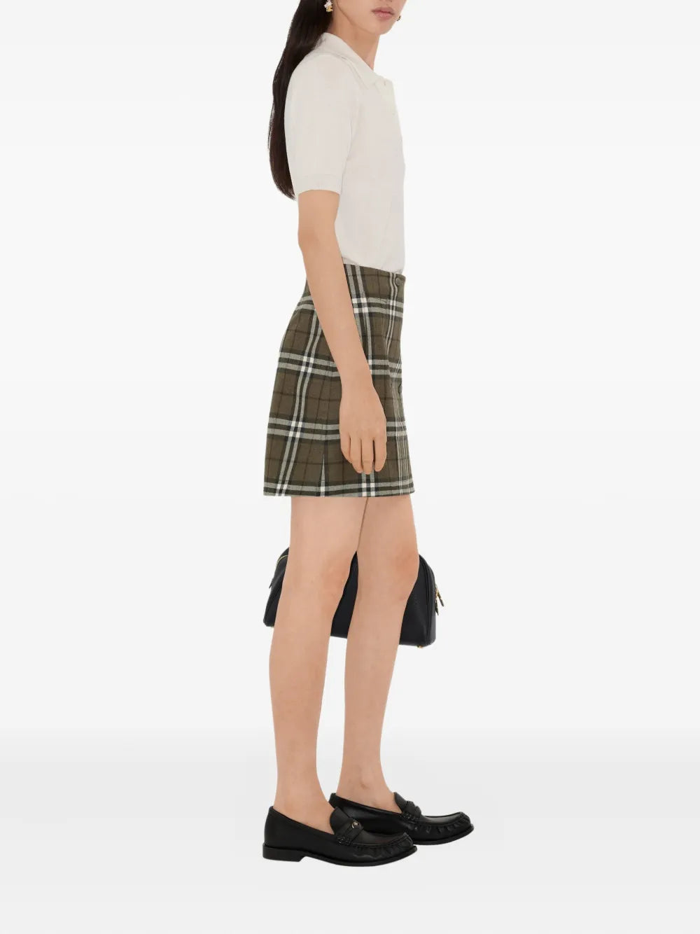 Check Mini Skirt
