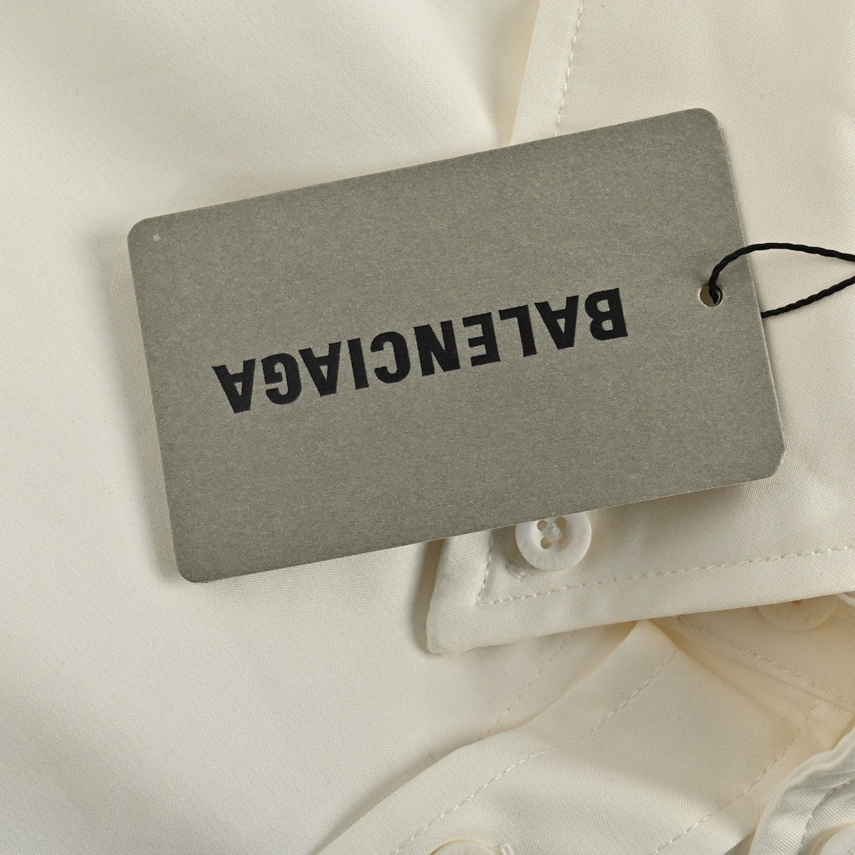 Logo Button-Down Shirt | White