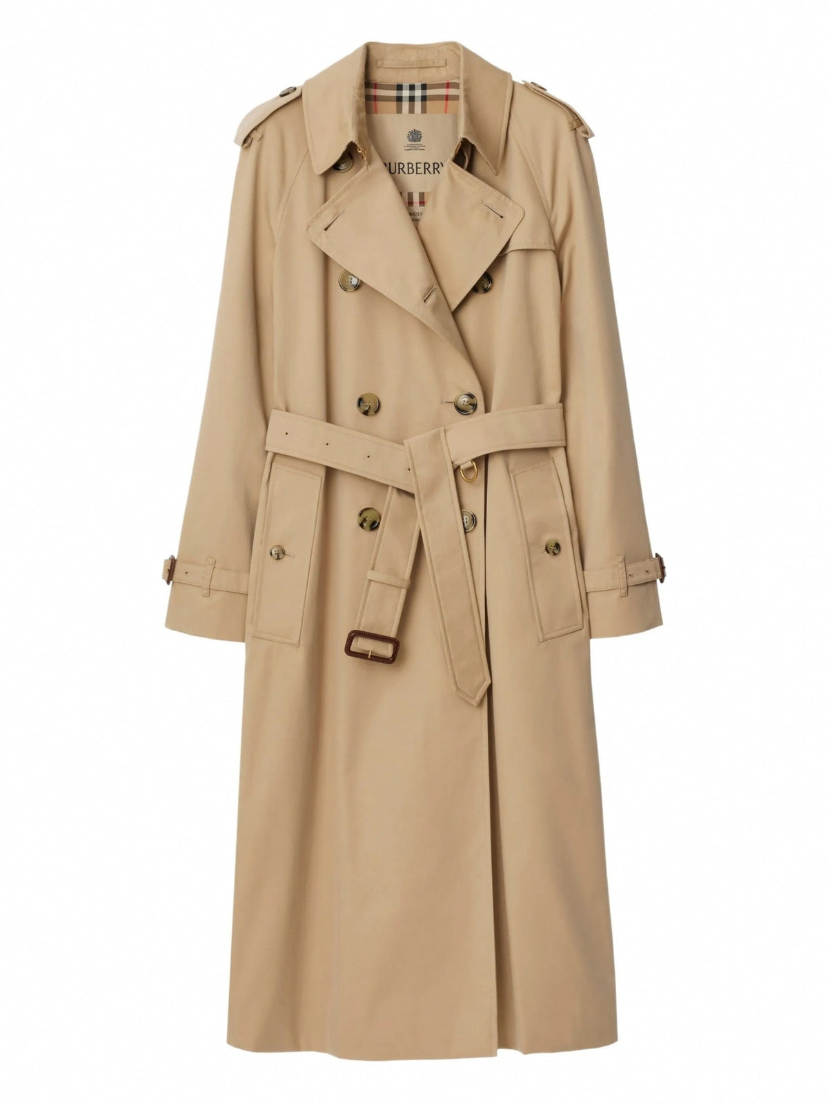 Heritage Double-Breasted Trench Coat - Beige