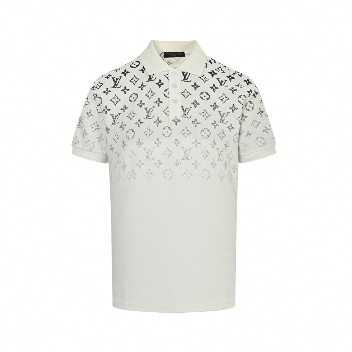 Gradient Monogram Cotton Polo