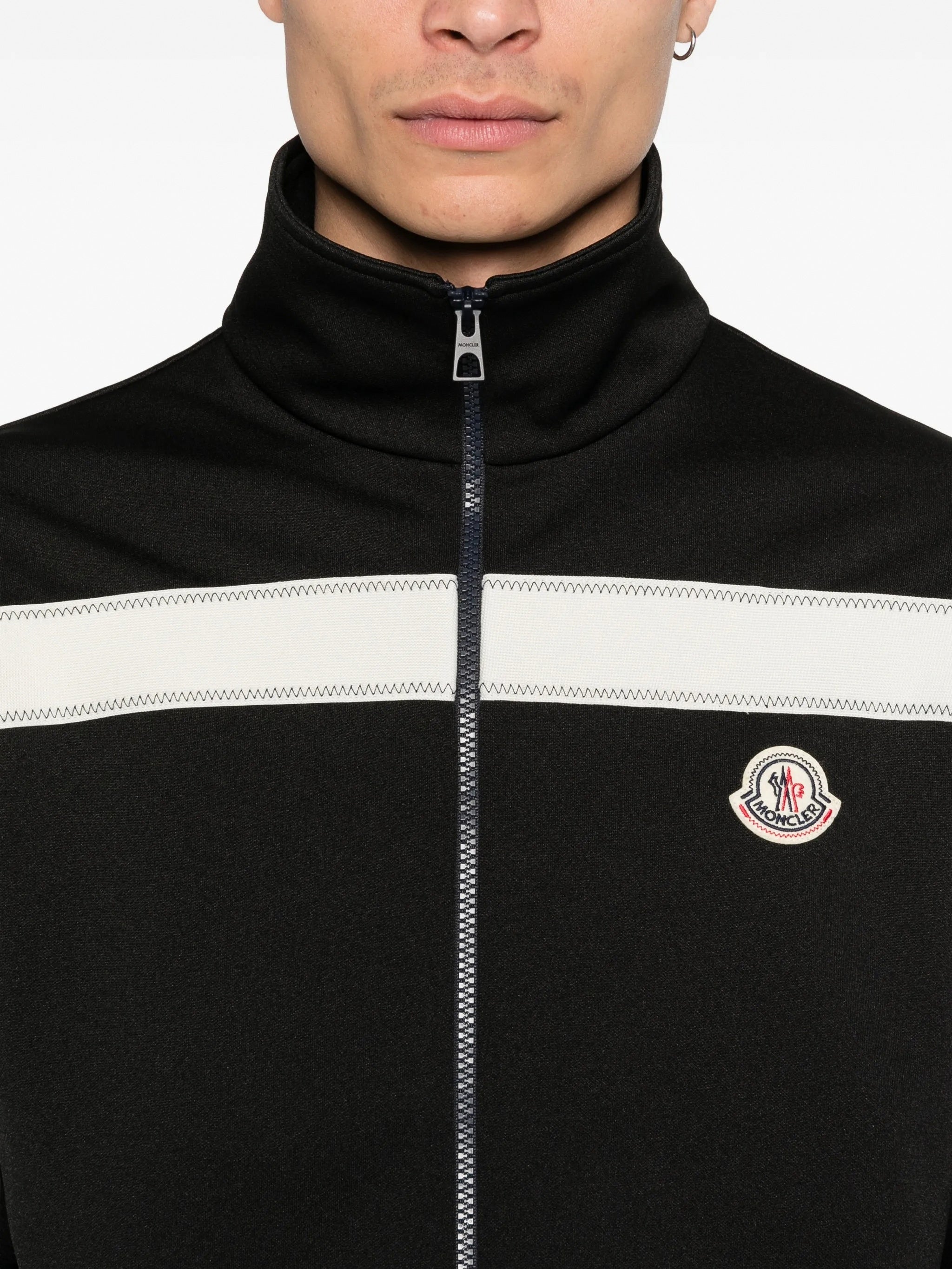 Stripe Zip-Up Track Jacket