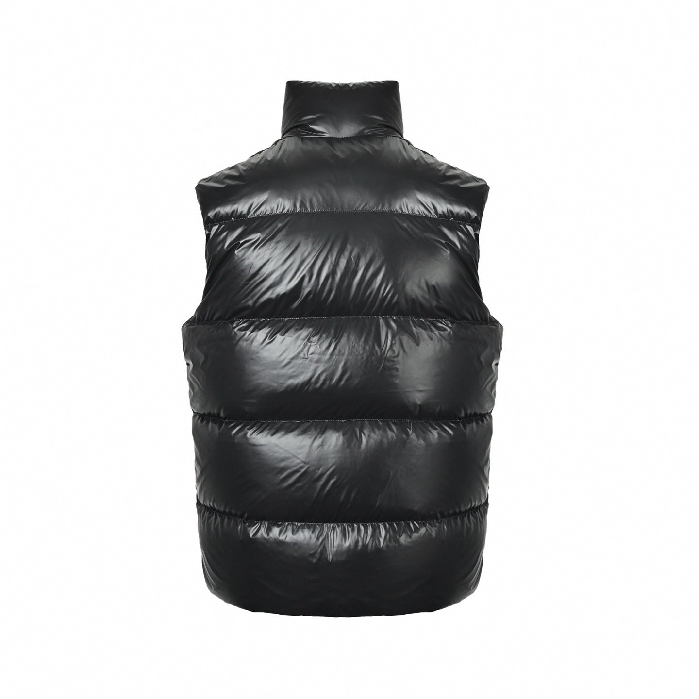 Logo-Patch High-Gloss Puffer Vest